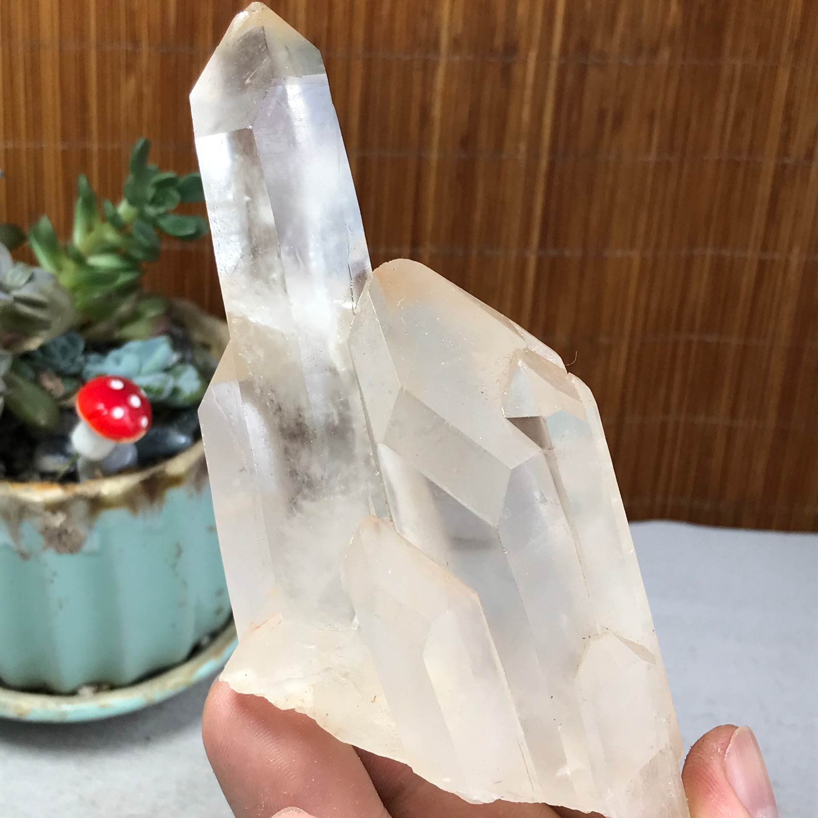 90-55-40mm Natural crystal clusters pretty Quartz Mineral Specimen 258g A6221