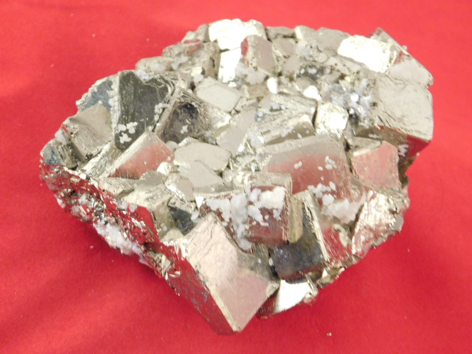Big! Nice and 100% Natural Pyrite CUBE Cluster Huanzala Mine Peru 764gr