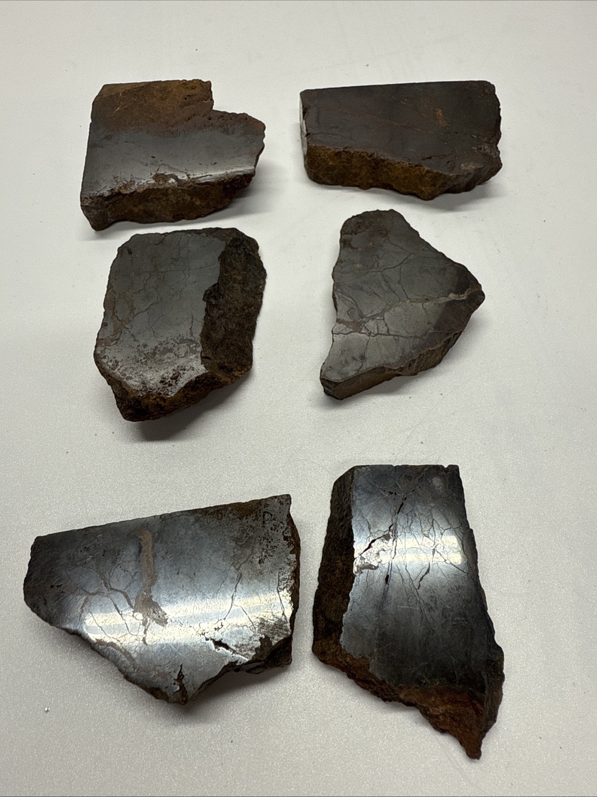 451.7g Meteorite 6 Piece Stone