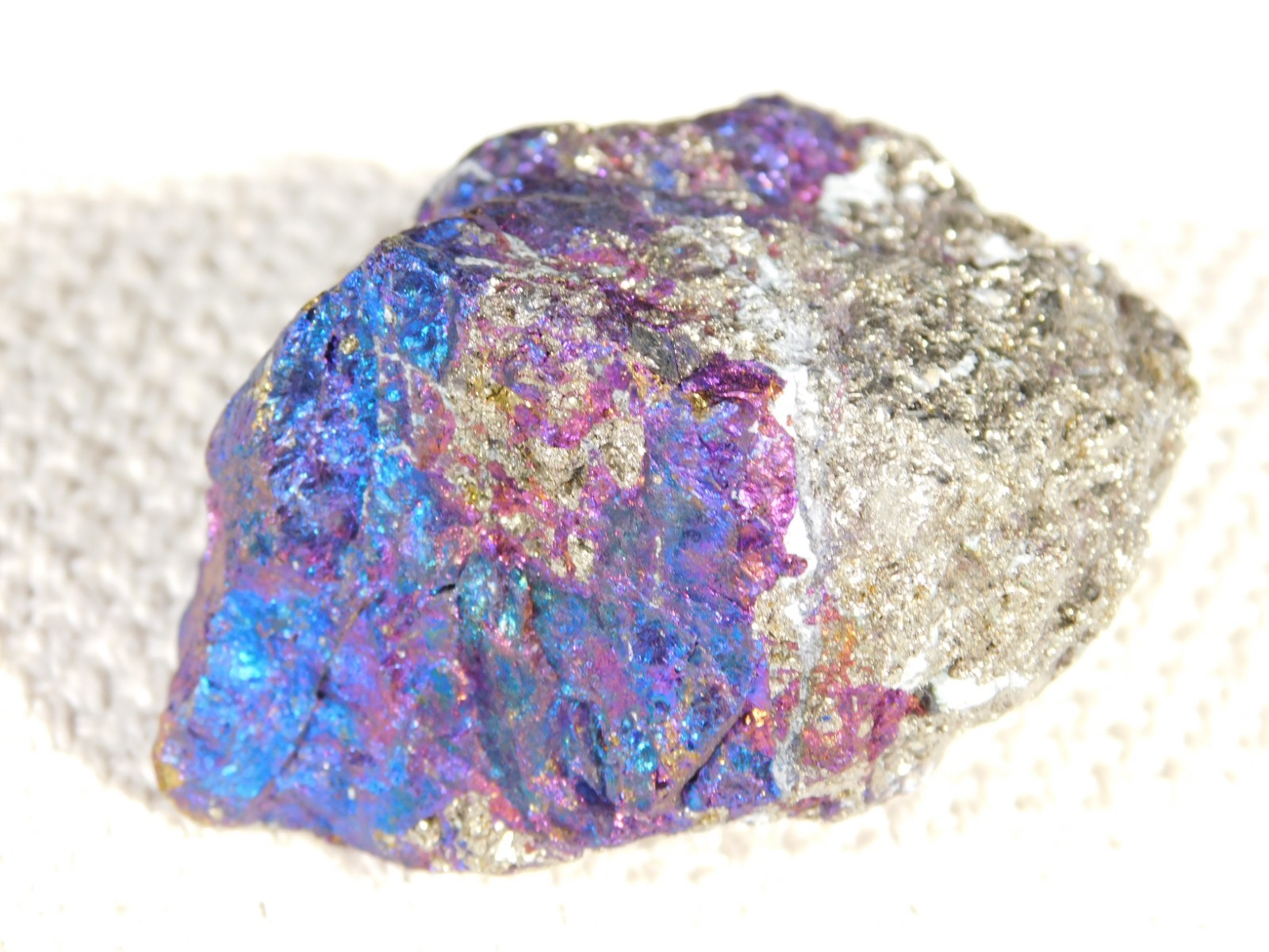 Bright IRIDESCENT Peacock Copper Chalcopyrite or Peacock Ore Mexico 165gr