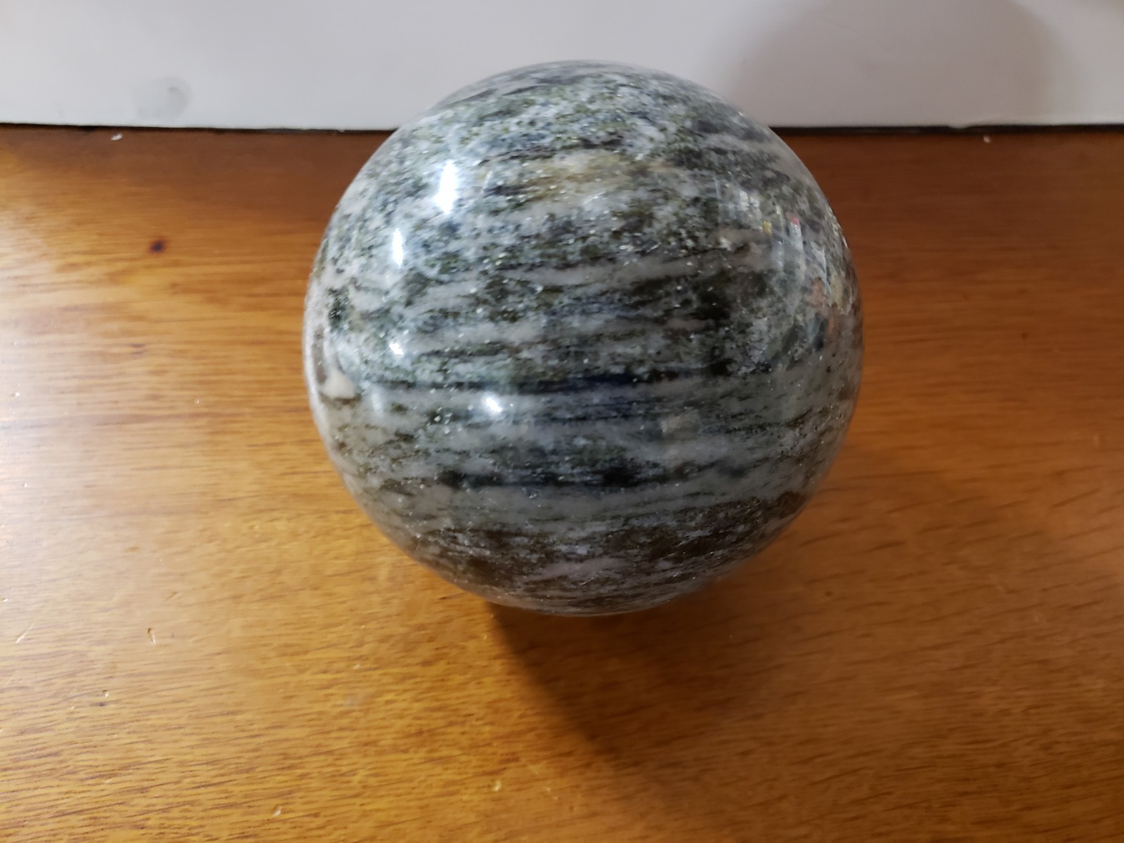 Granite Marble Polished ORB Sphere Solid Decorative Ball Black Gray White 5″