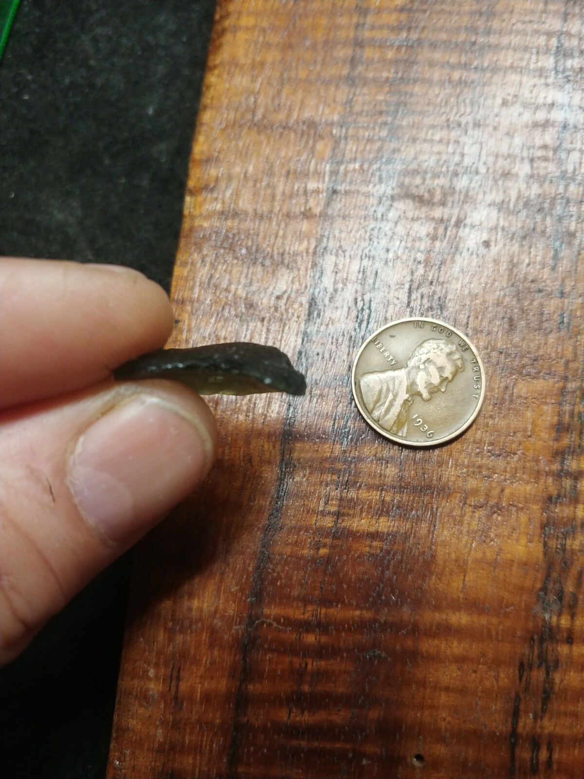 Moldavite from Czech Republic