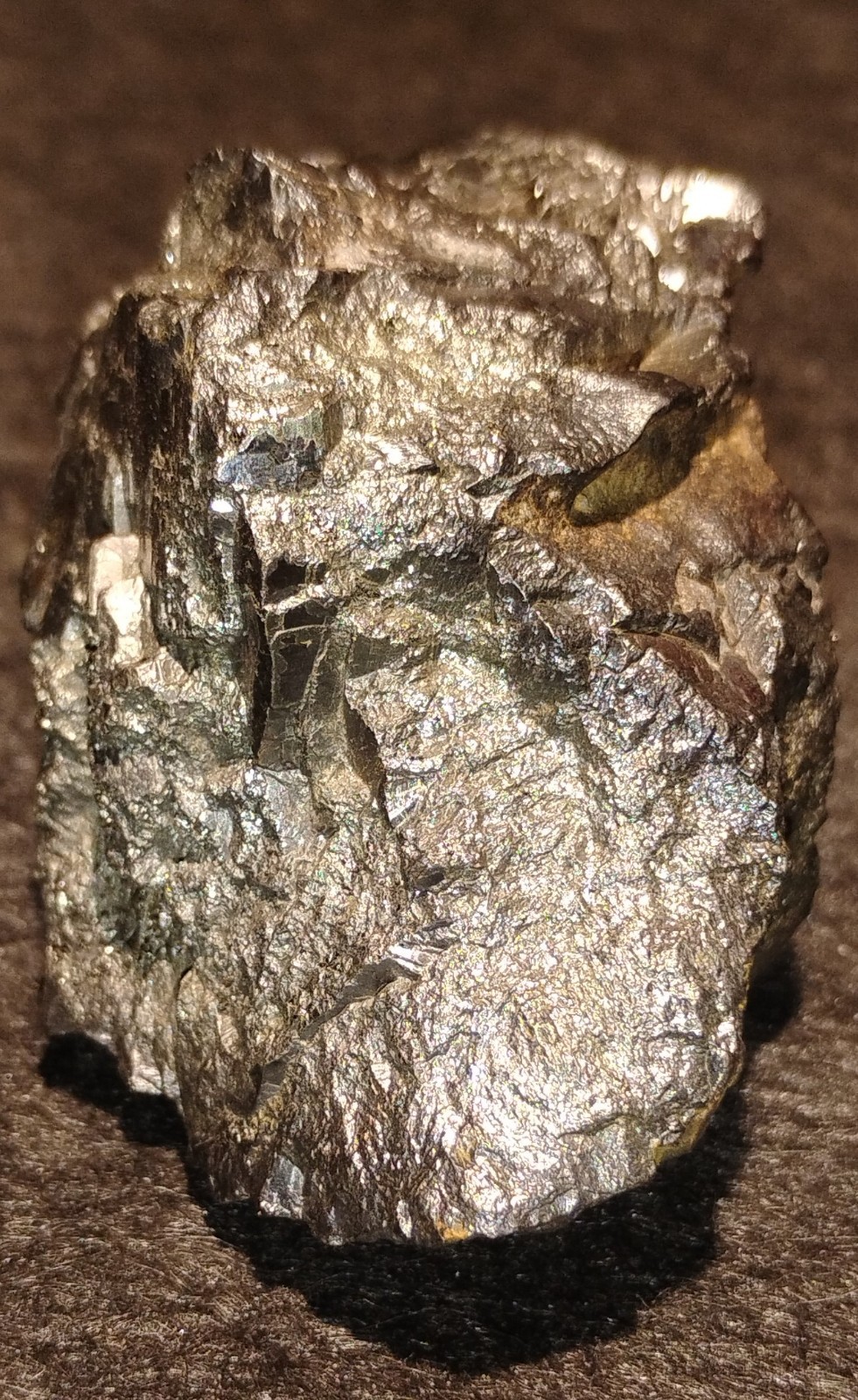 Incredible iron Cross Twinned Pyrite Cluster Specimen 254 Grams