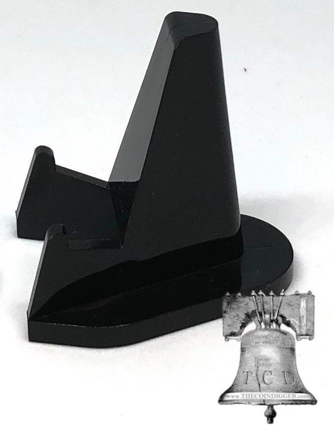 20 Display Stand Easel for Rock Fossil Mineral Geode Agate Stands Air-tite BLACK