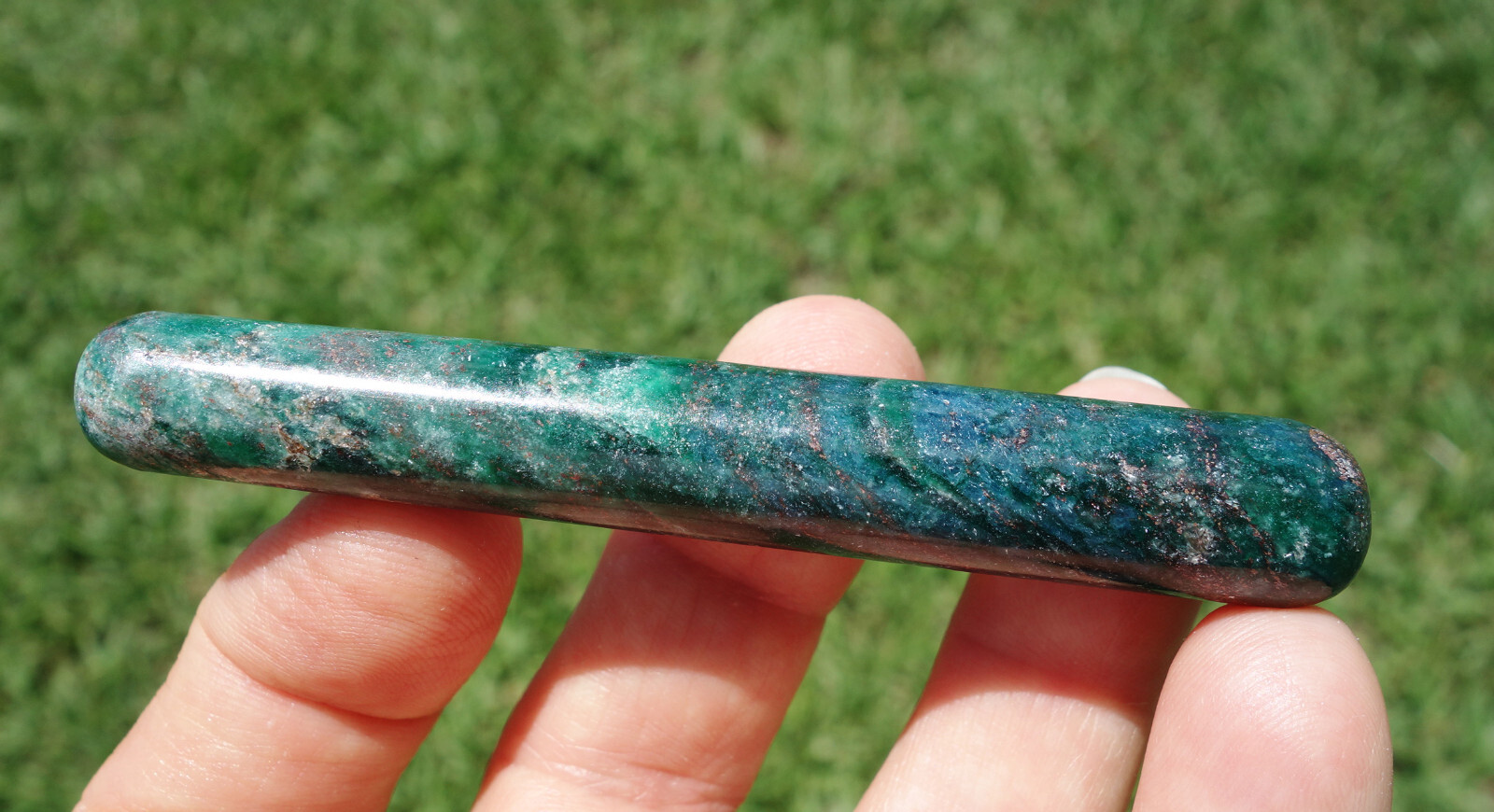 Fantastic Rare Green EMERALD Quartz Crystal MASSAGE Wand For Sale Brazil