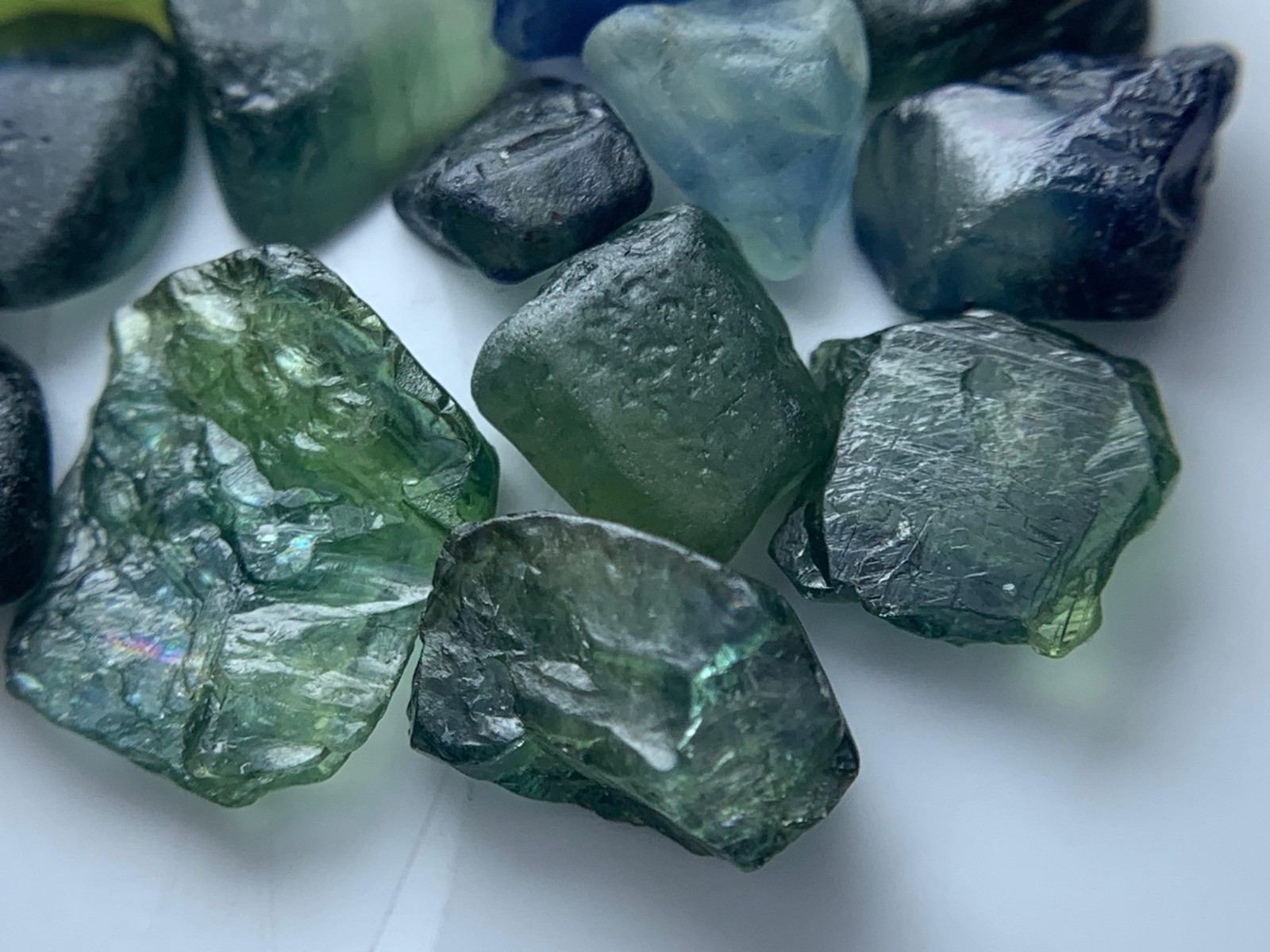 25.50Crt Amazing Facet Grade Teal Sapphire Rough lot @Madagascar