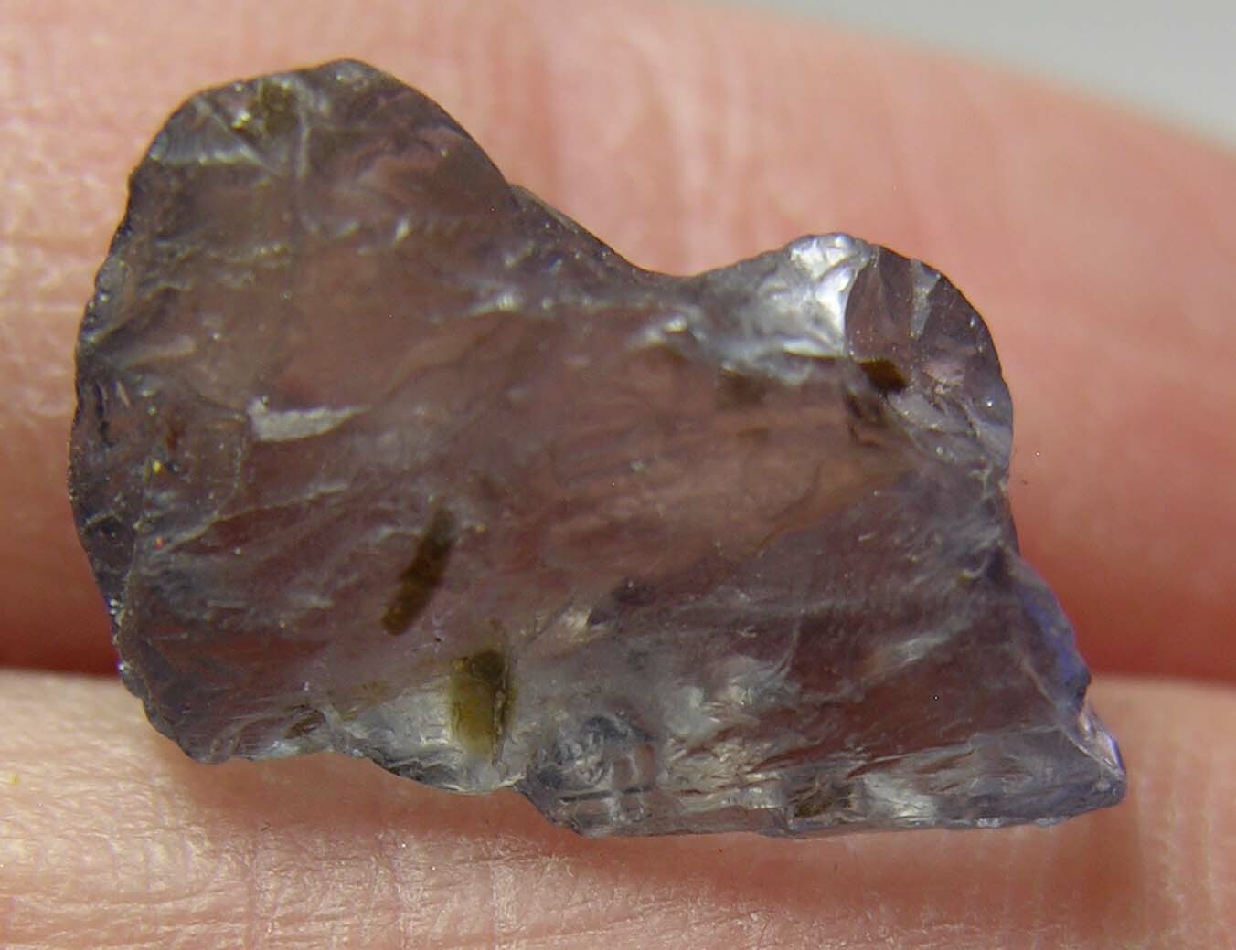 #17 Africa 7.45ct Uncut Rough Blue Pleochroic iolite Specimen 1.45g 16.00mm