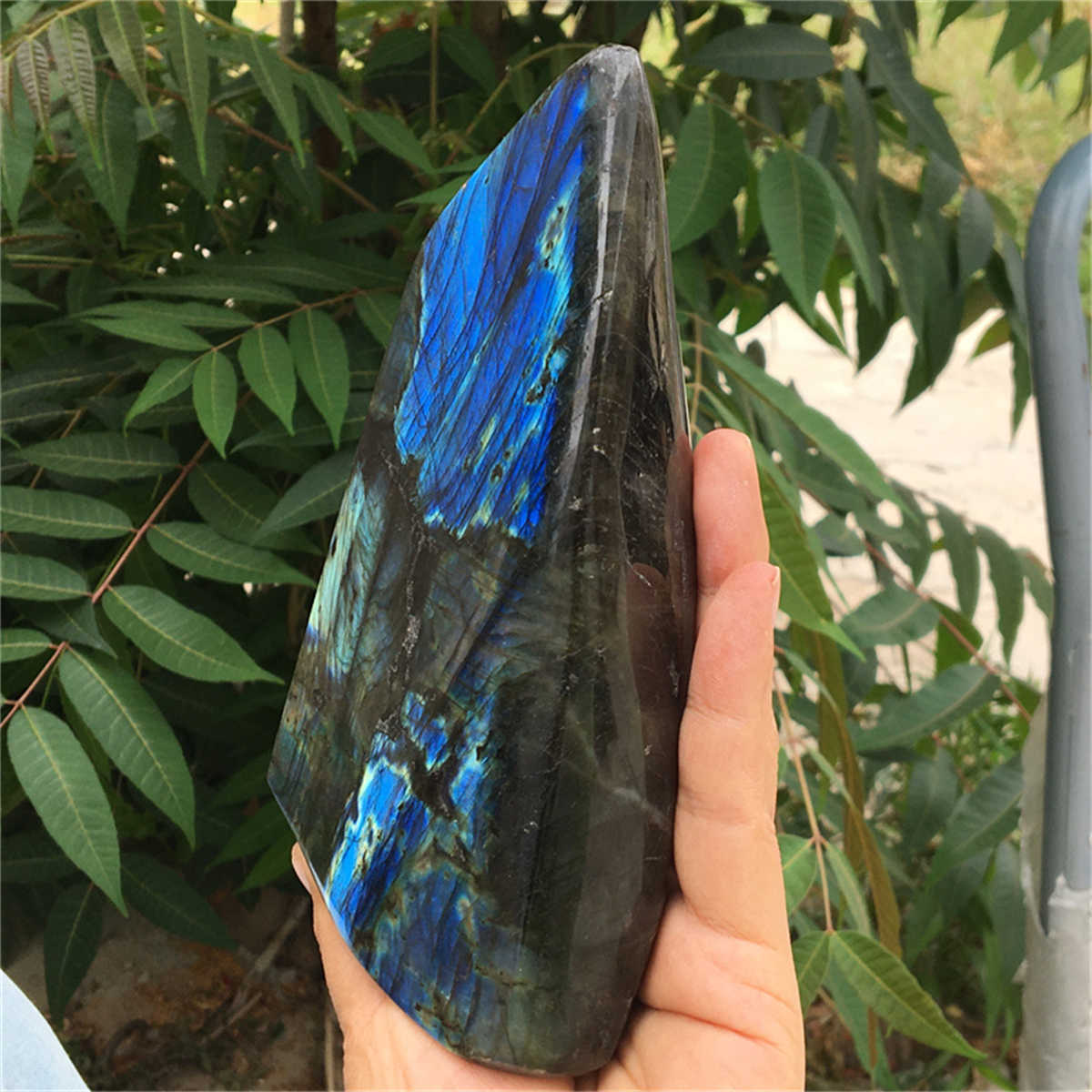 1.1kg Natural Labradorite Mineral Quartz Crystal Mineral Reiki healing