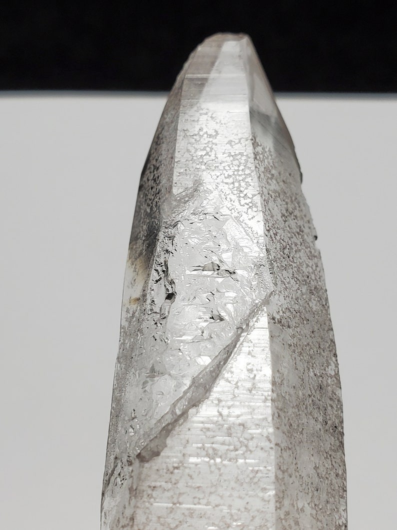 Lemurian Quartz Crystal: 4.5 Inches Long – Serra Do Cabral, Brazil – H72