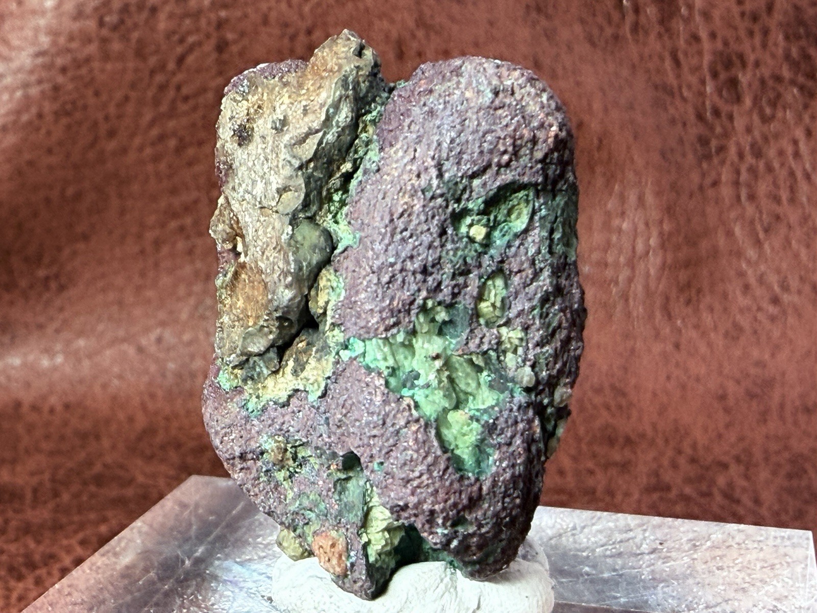 Natural Oxidized Green Glacial Float Copper with Buffed Finish, Michigan 58 g