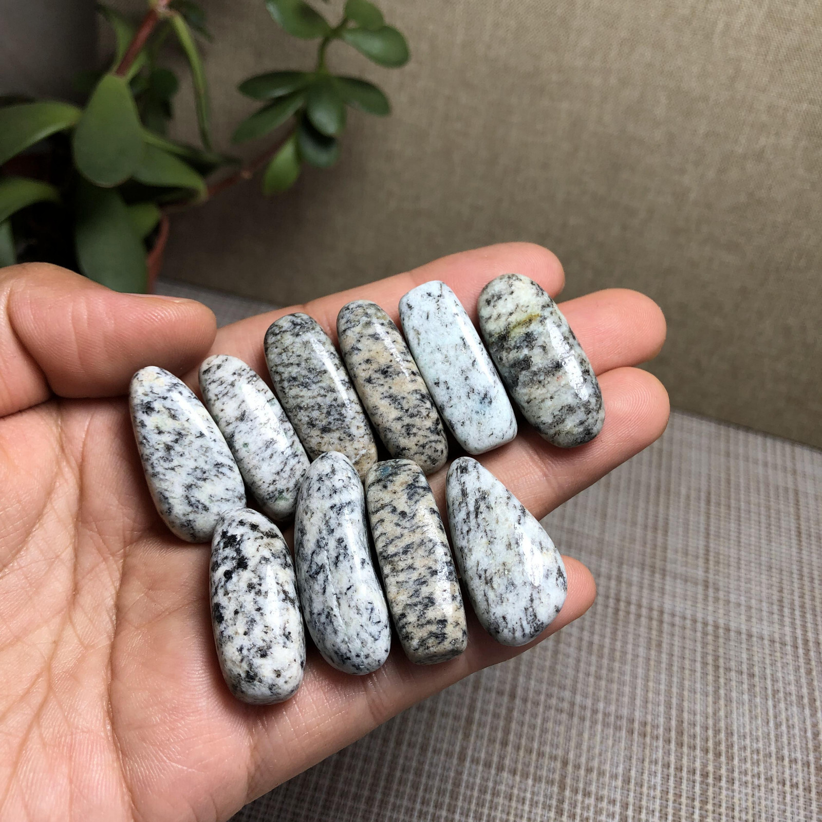 10Pcs NATURAL k2 gemstone crystal Polish specimens Tumbled 66g A3022