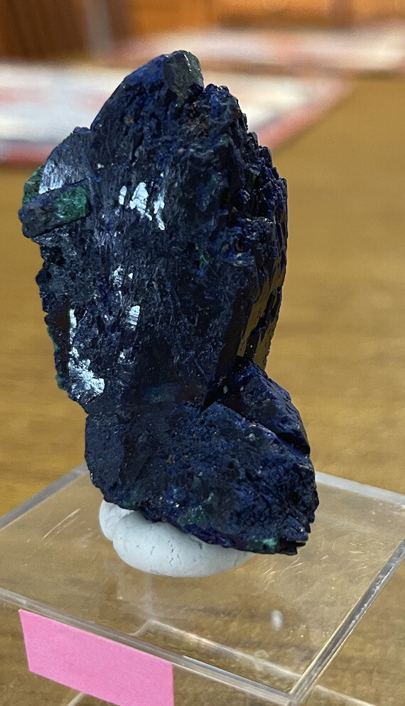 ~ 1 5/8” high x 1 1/4” x 3/4” depth, AZURITE, Milpillas Mine, Mexico