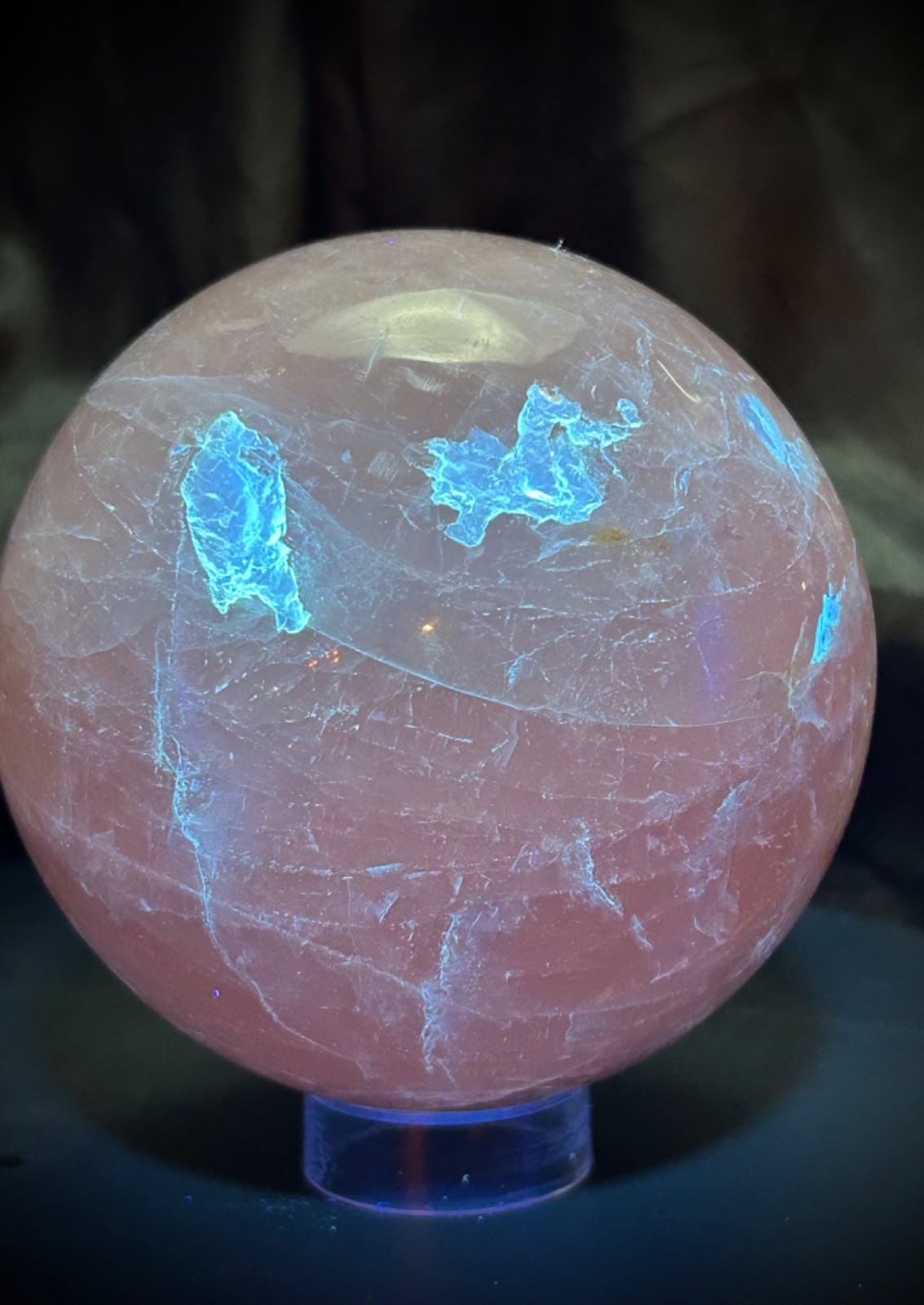 Perfectly Imperfect SALE! Blue Rose and Rose Quartz Spheres (See Details)