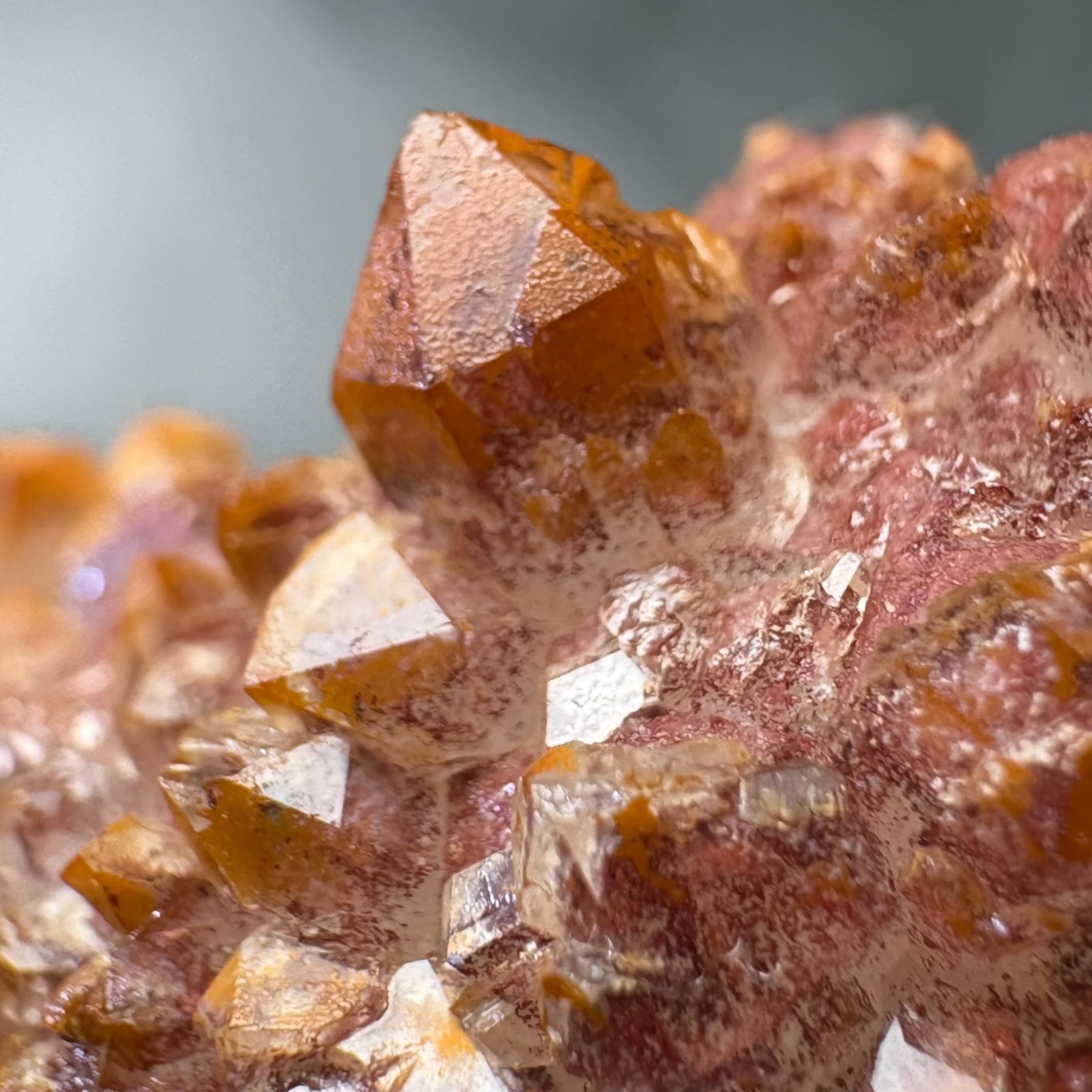 Natural Quartz w/ Pyramid Includion Cluster Crystal Raw Mineral Specimen Healing