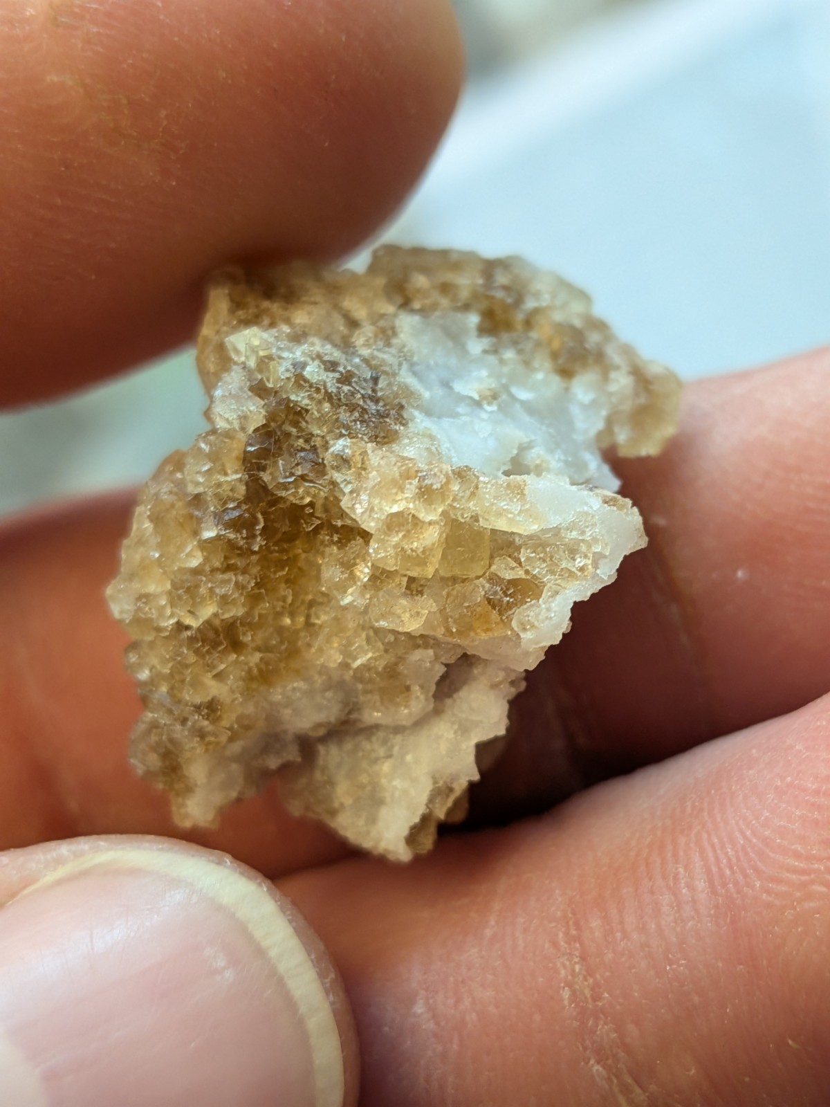 Brown Fluorite Cluster with Quartz Fluorescent Western Kentucky USA