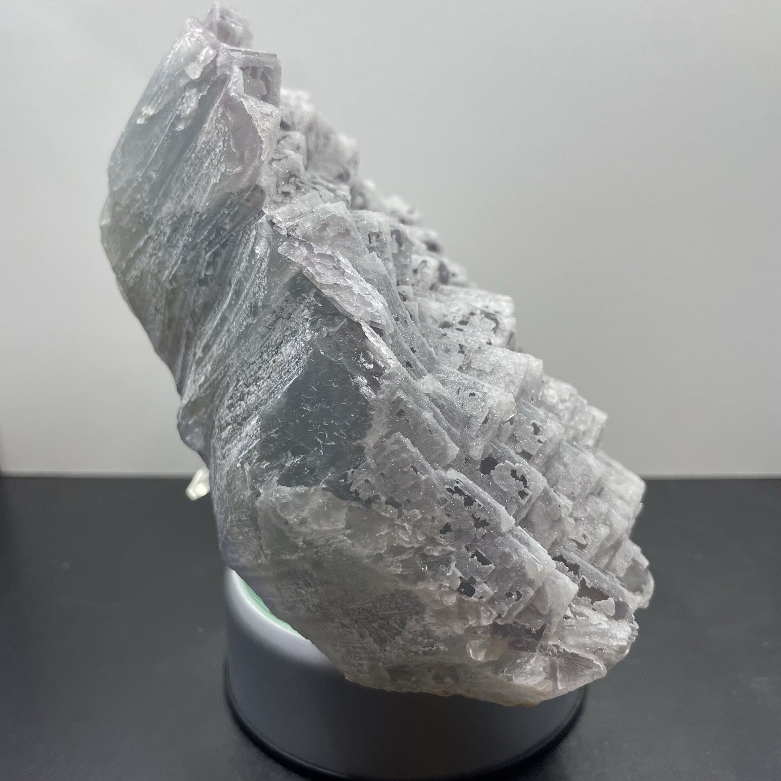 Fluorite Specimen Coated in Drusy Quartz – Cubic Clusters, China Over 5lbs Large