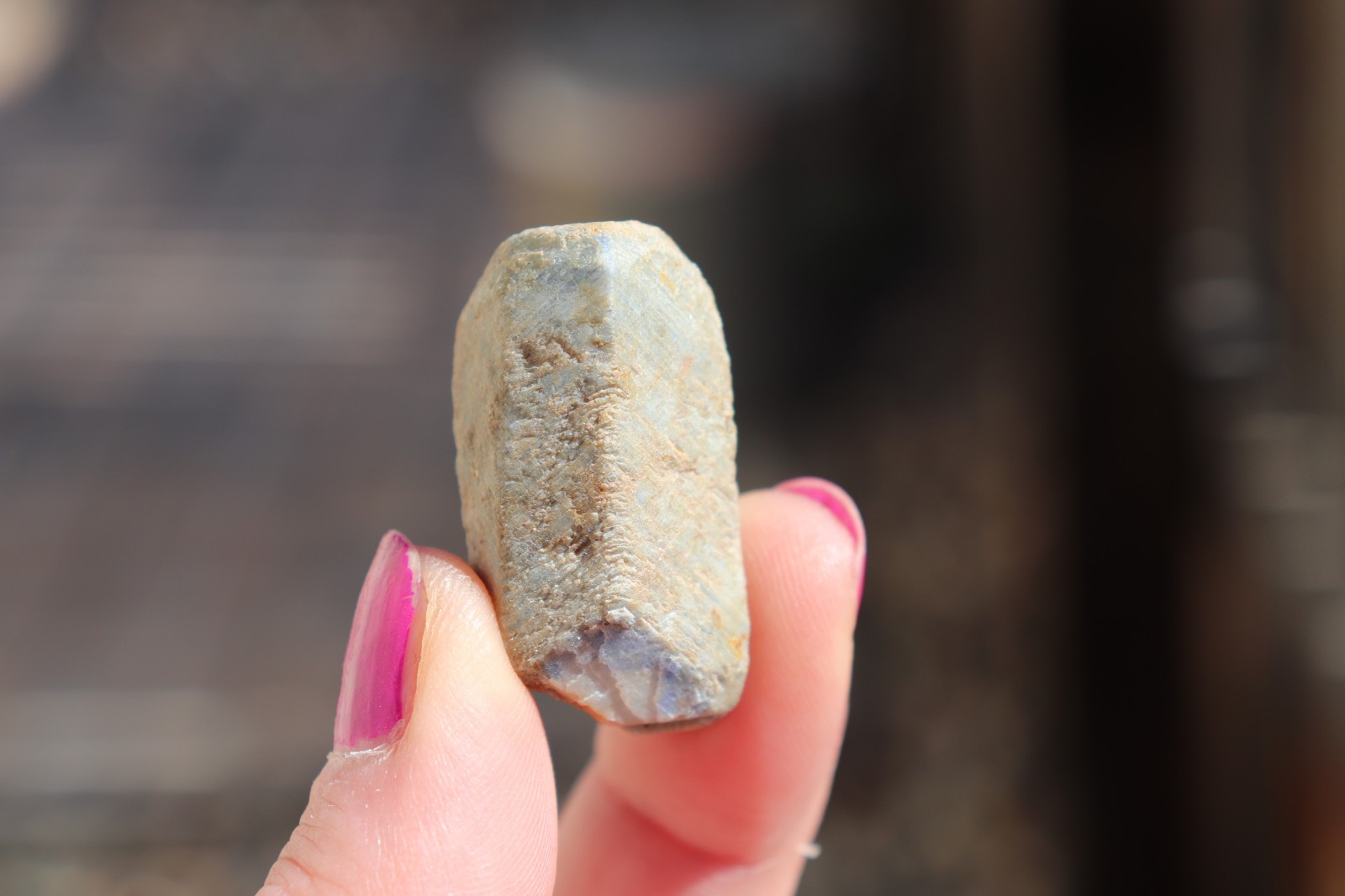 Beautiful Light Blue Sapphire Crystal Sri Lanka 3.6 Cm’s