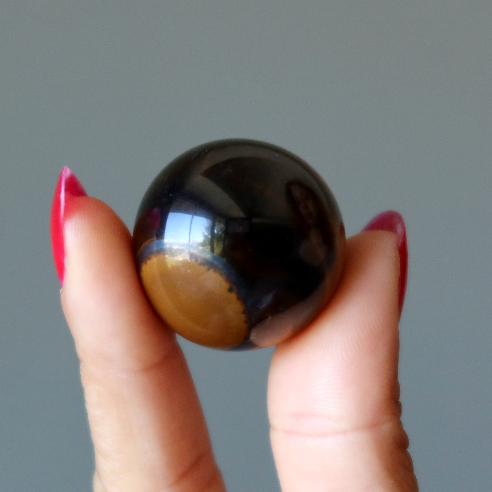 Lot of 6 Tigers Eye Sphere Bundle Golden Brown Crystal Balls Natural Stone Bulk