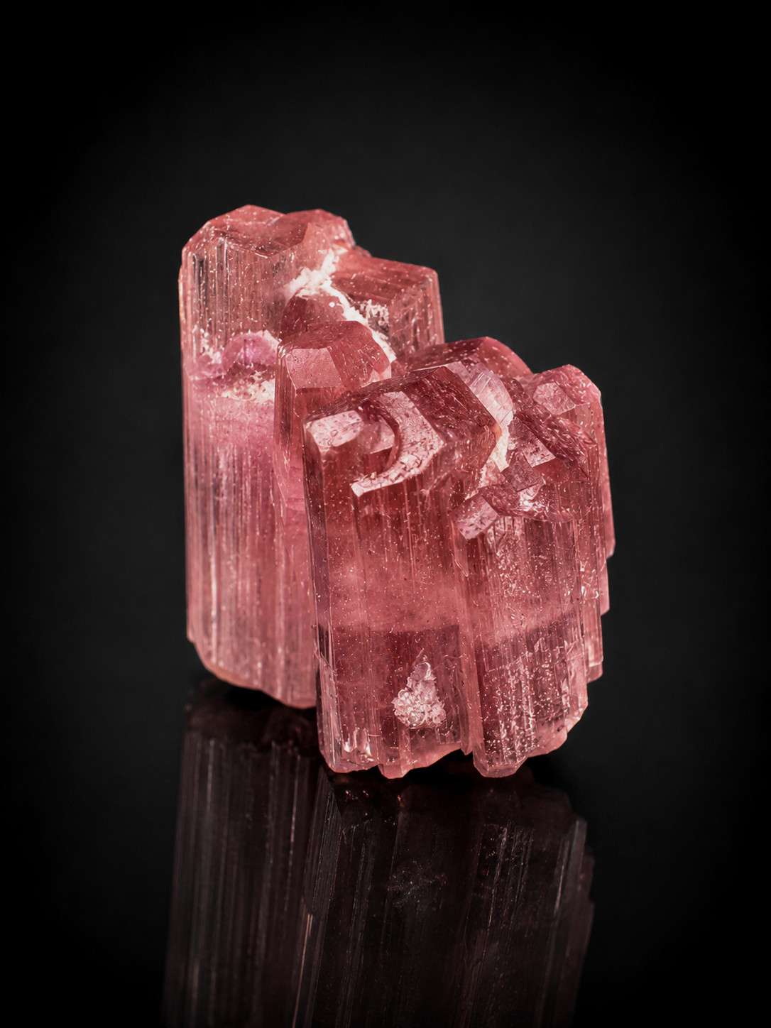 Terminated TOURMALINE Crystal Hot Pink Damage Free Self Standing