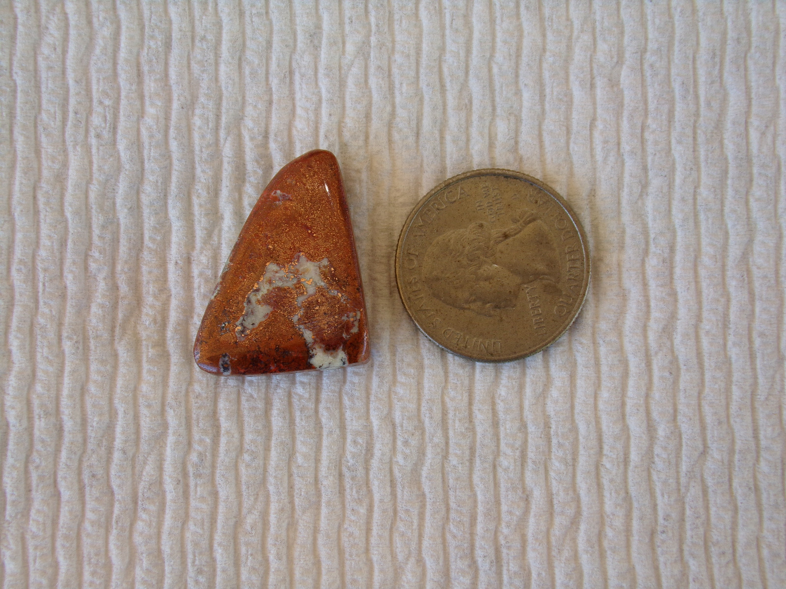 RARE LUNCHBOX BISBEE CAMPBELLITE Free Form Cabochon – 7.3 Grams – 36.5 Carats