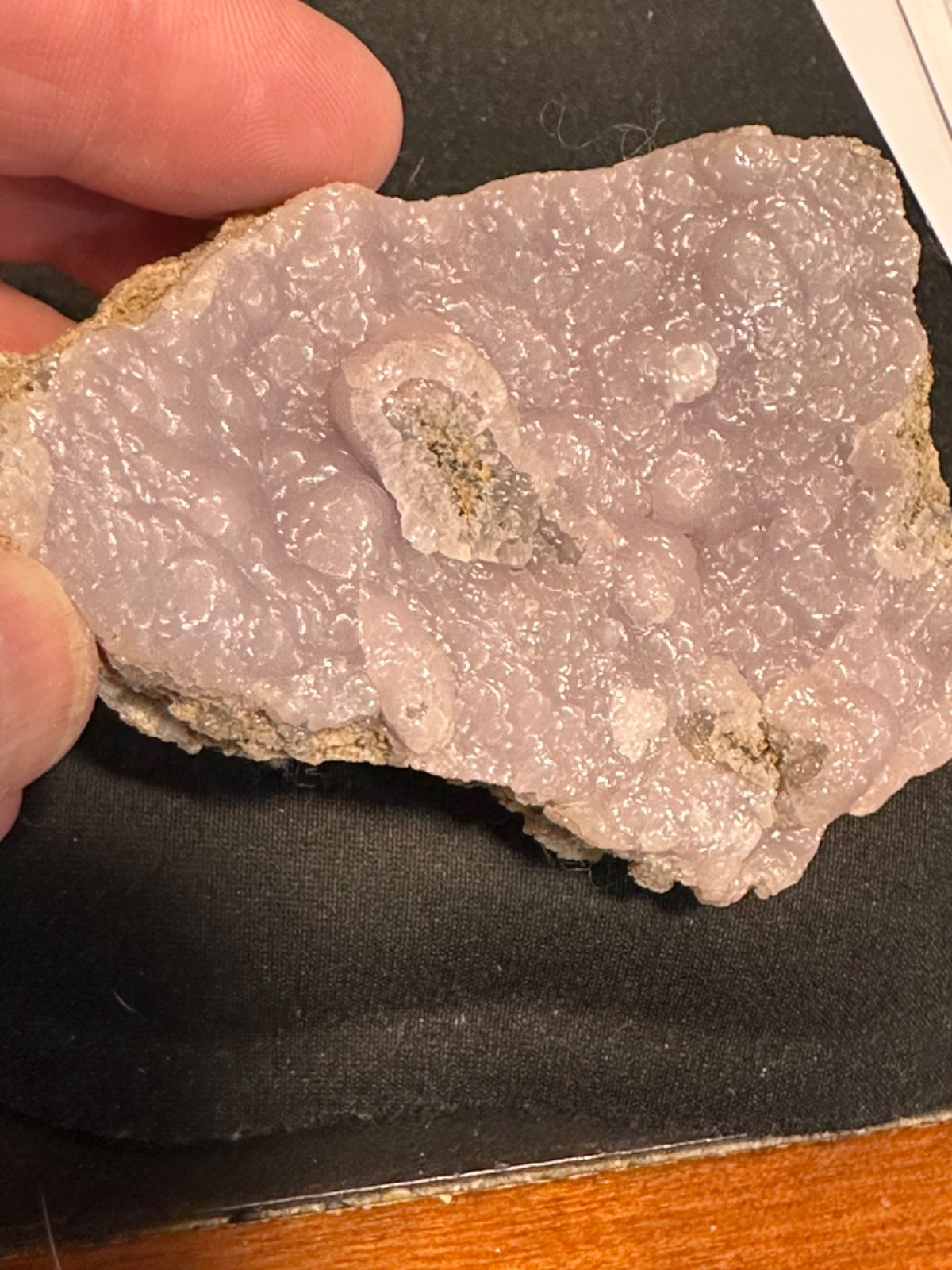 Large Lilac Pink Smithsonite Display Specimen