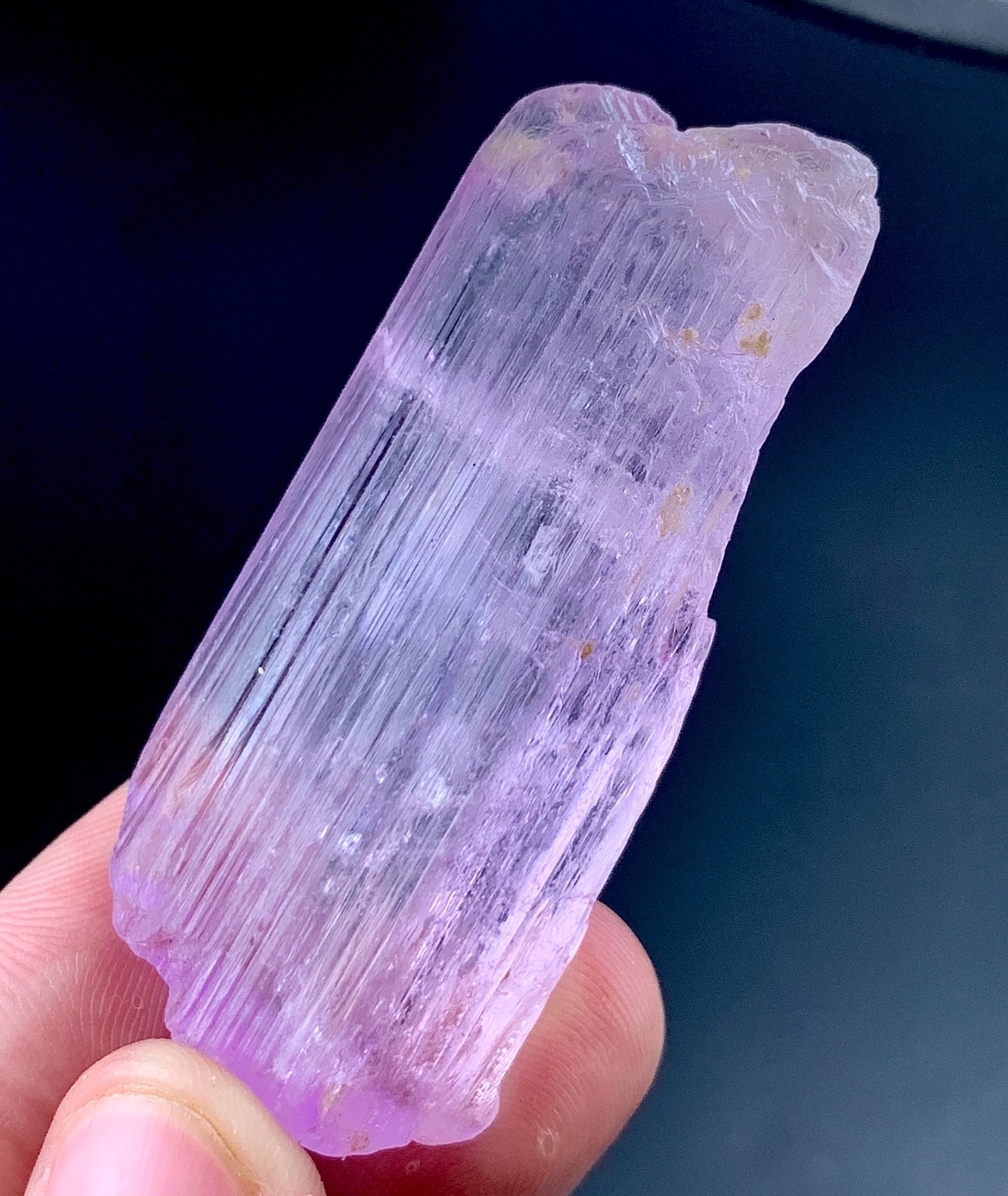 179 Carat Natural Kunzite Crystal Specimen From Afghanistan