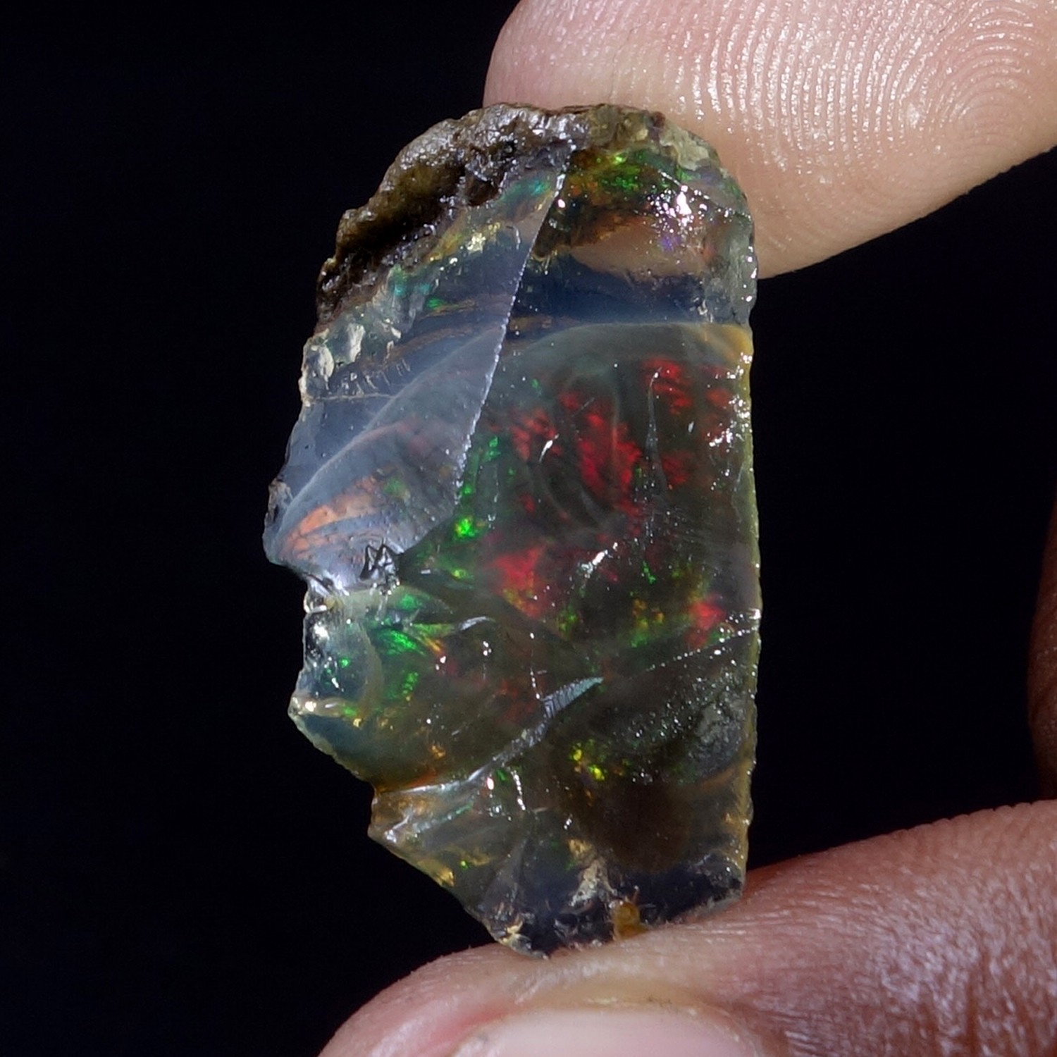 16.00 Cts 100% Natural Welo Fire Ethiopian Oil Opal Rough Cab Gems Ring Nacklace