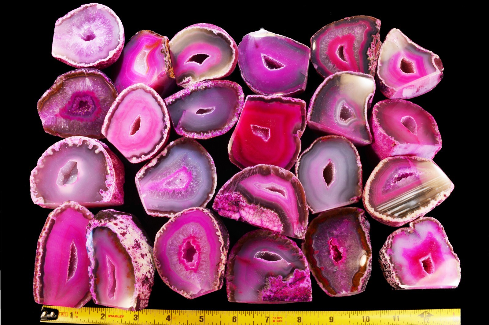 AGATE GEODE Pink 4″ 13-20 Oz Rock Mineral Specimen Chakra Healing Crystal