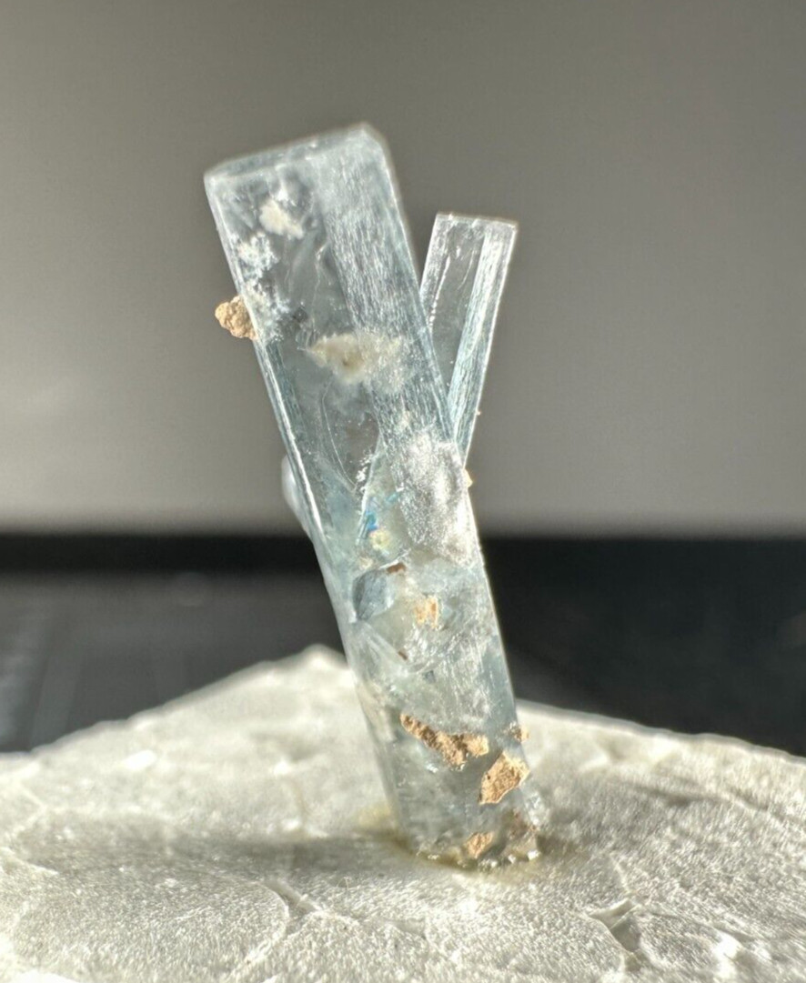 ➤ 7/8″ x 1/2″ BLUE BARITE CRYSTAL CLUSTER – Sterling Colorado VIDEO➤860