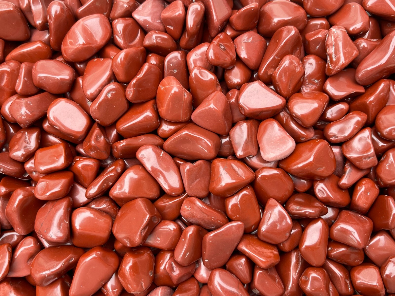 Red Jasper Tumbled Stones, 0.5″-1″ S to M Size Tumbled Red Jasper, Pick A Weight