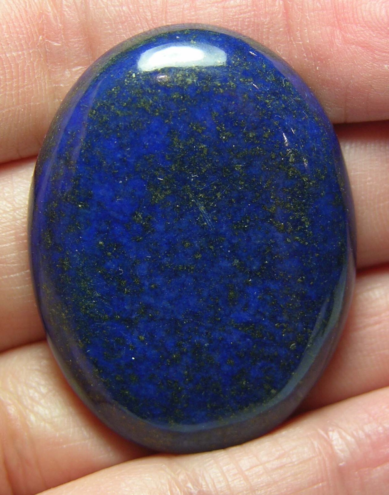 80.05ct Afghanistan 100% Natural Lapis Lazuli Cabochon Gemstone 16.00g 39mm
