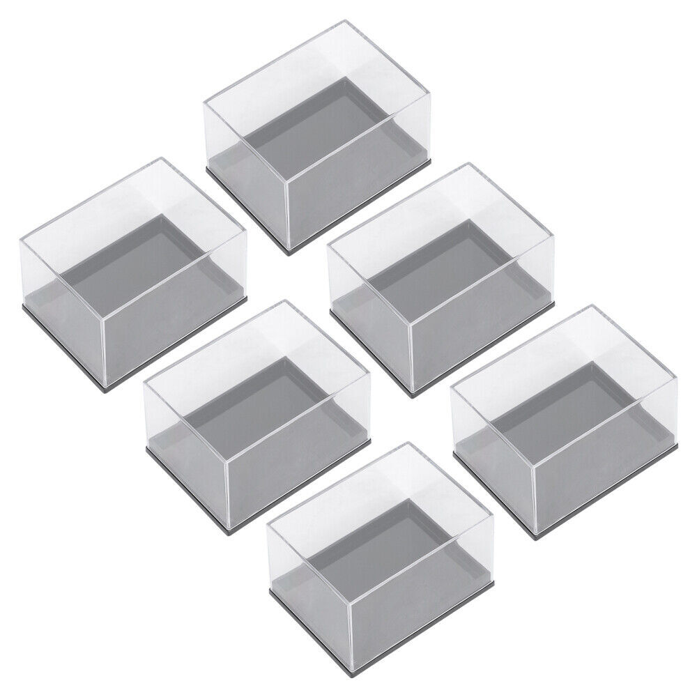 Mineral Display Specimen Box Rectangle Square Display Case Jewelry Organizer USA