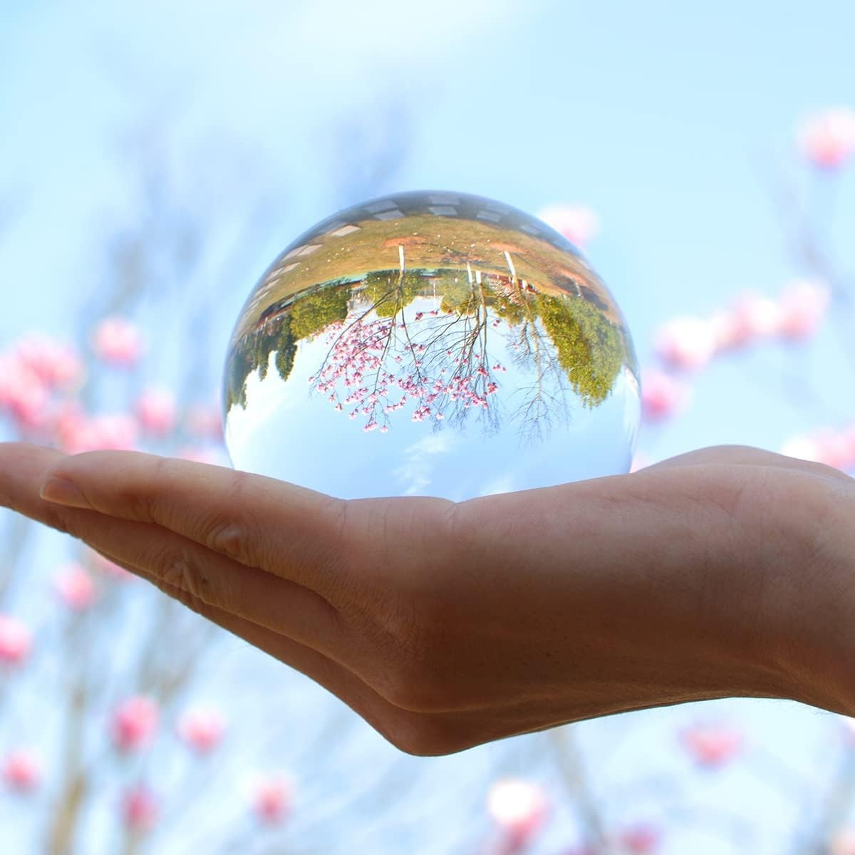60mm2.4 inch K9 Photography Crystal Glass Ball Sphere with Free Stand Suncatc…