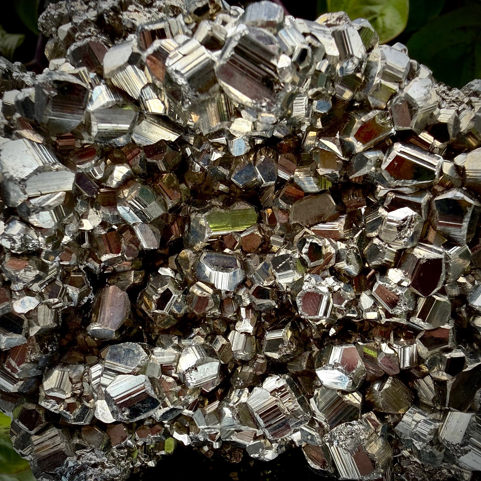 Large High-Grade AA Peruvian Pyrite Crystal Cluster #50 | Collectors Peruvian