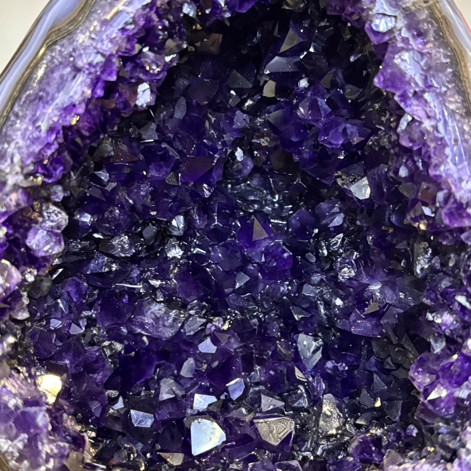 10.3LB Natural amethyst Dinosaur egg Quartz Crystal specimen healing