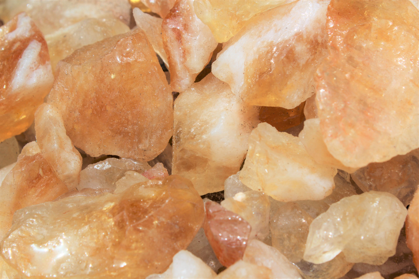 Wholesale Bulk 1/2 lb Lot Raw Rough Citrine Crystals Cabbing Cutting 8oz