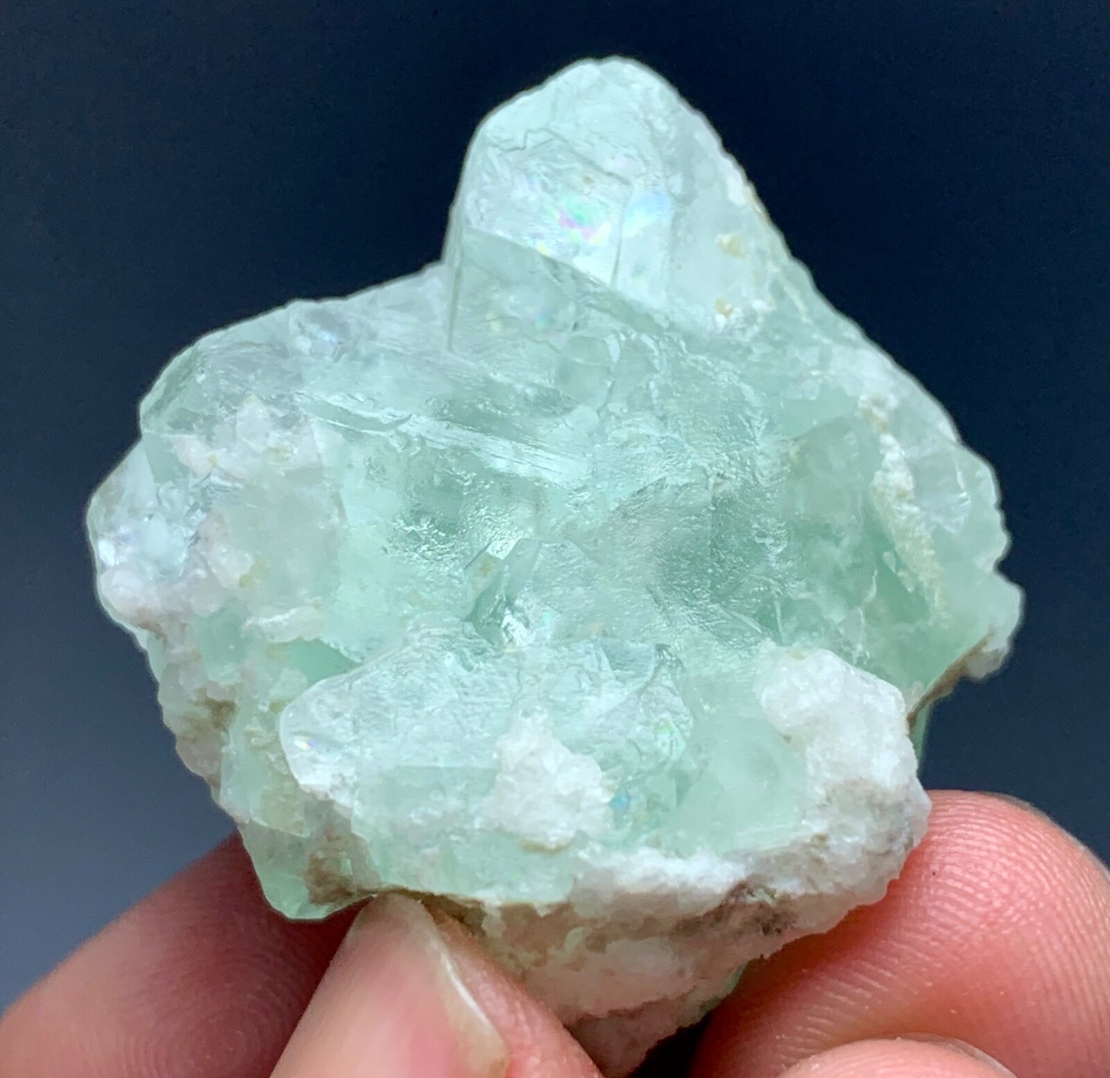 176 Cts Natural Fluorite Crystal Specimen from Pakistan.