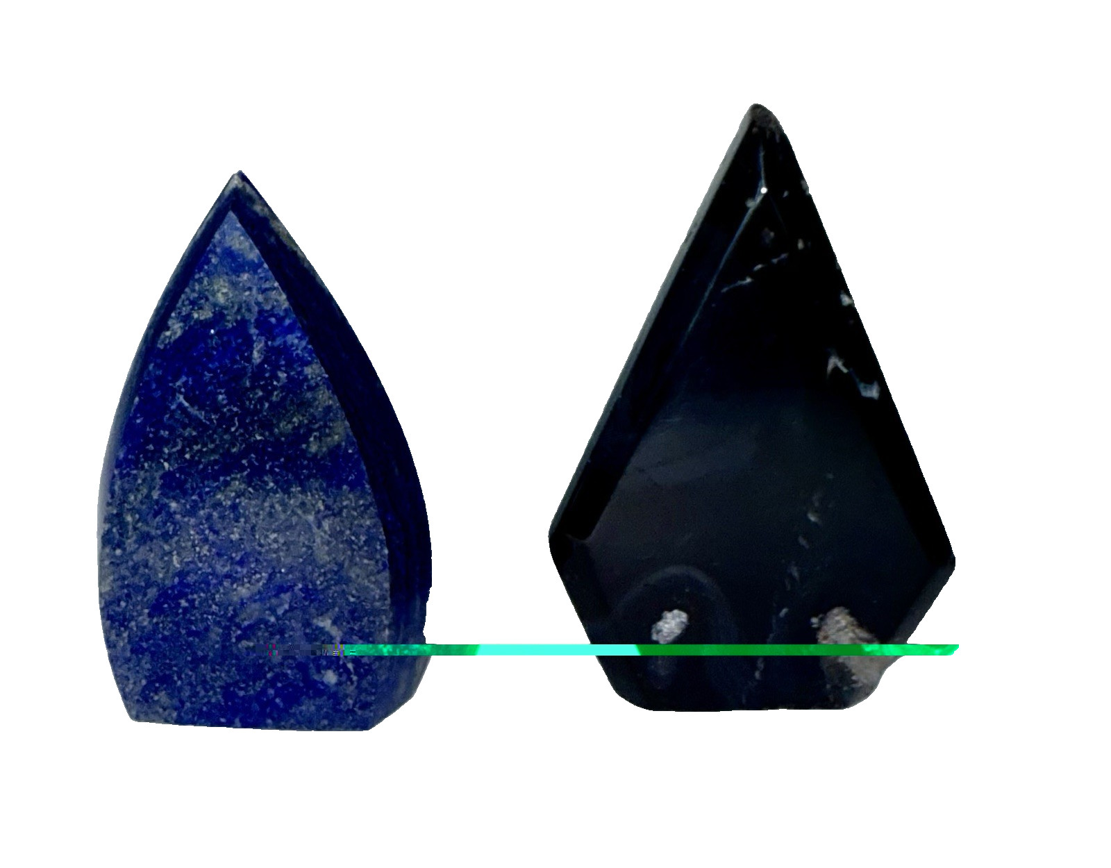 3 Lb Lot Of 9 Crystal Teardrops Mixed Materials