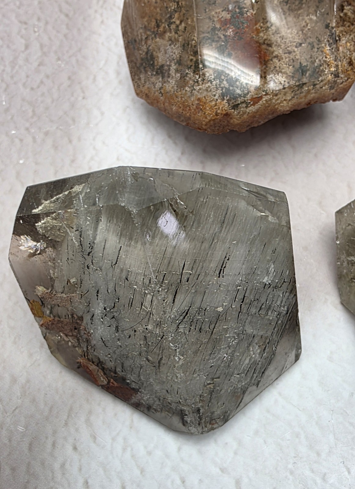 Garden Quartz Freeform Wholesale Lot 4 Pieces, Hand Carved And Polished 1+ Pound