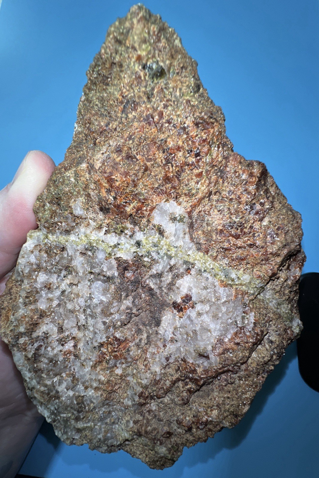 Large 3 lb 5 oz Garnet in Epidote Skarn – Donnelly, Idaho