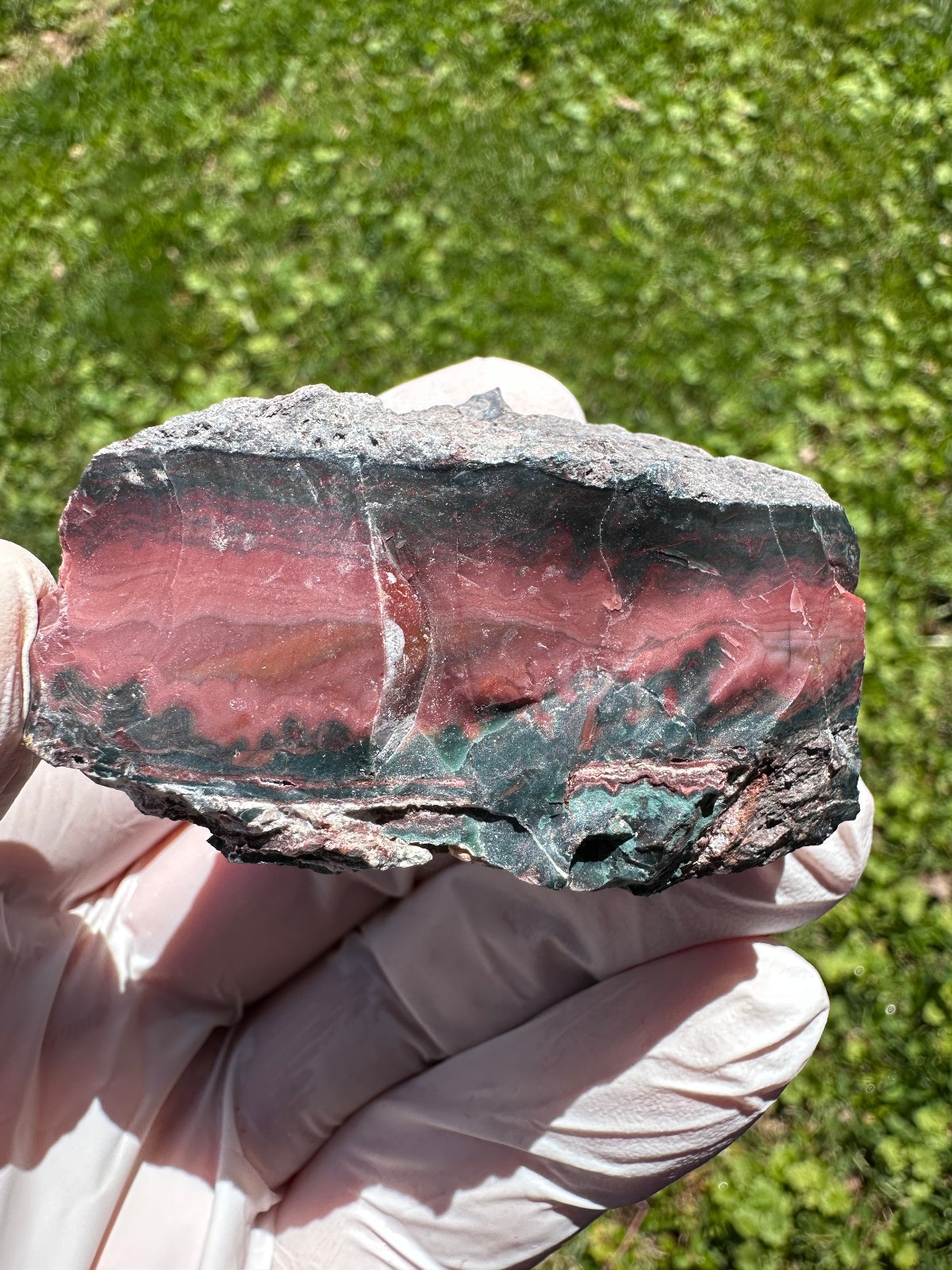 PREMIUM SPECIMEN__RARE Idaho Sunset Jasper / Agate Rough – Lemhi County, Idaho