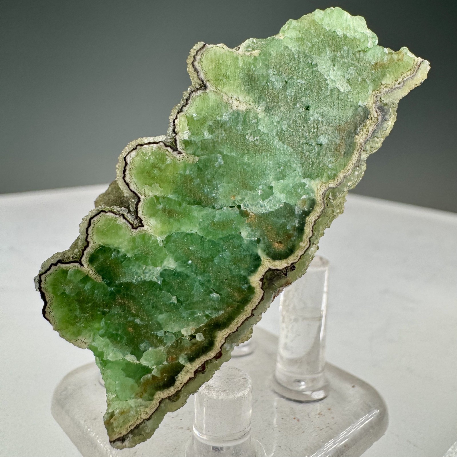 Beautiful Solid Green Smithsonite: Tsumeb Mine, Tsumeb, Namibia- Unusual!!