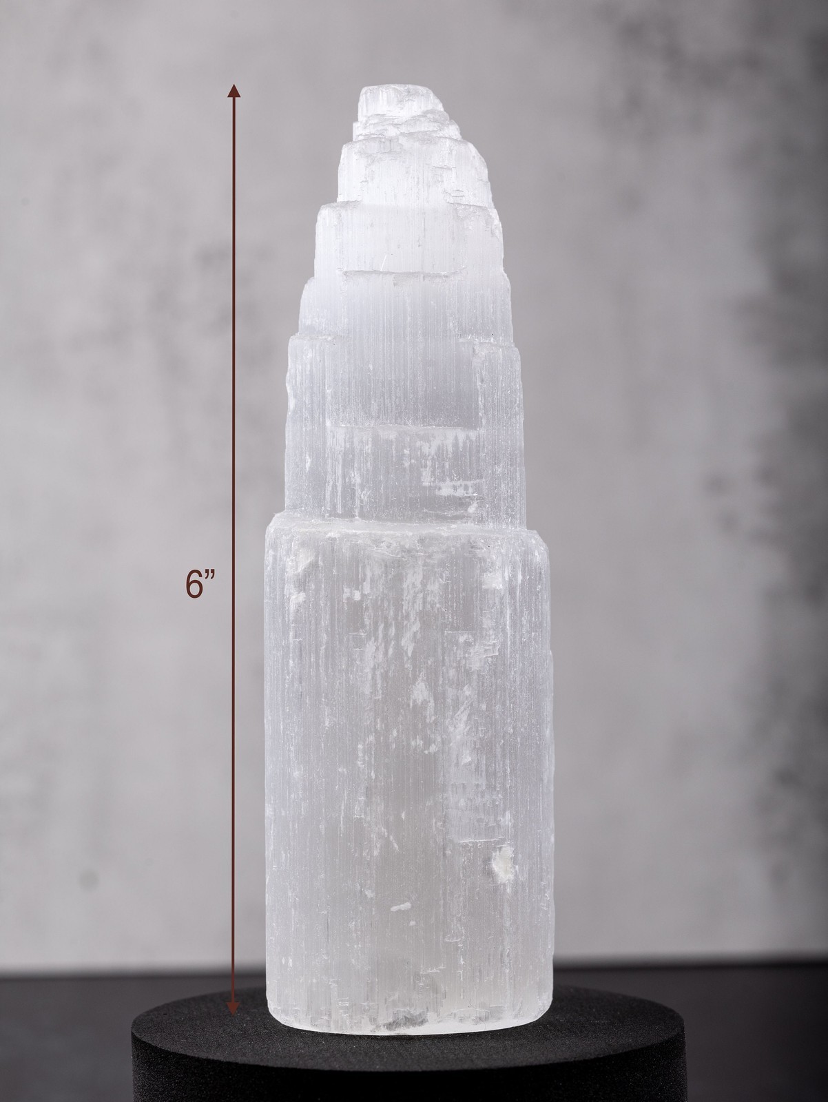 Selenite Tower, Crystal Tower, Cleansing Stone, Meditation, Crystal Gift, 4 Size