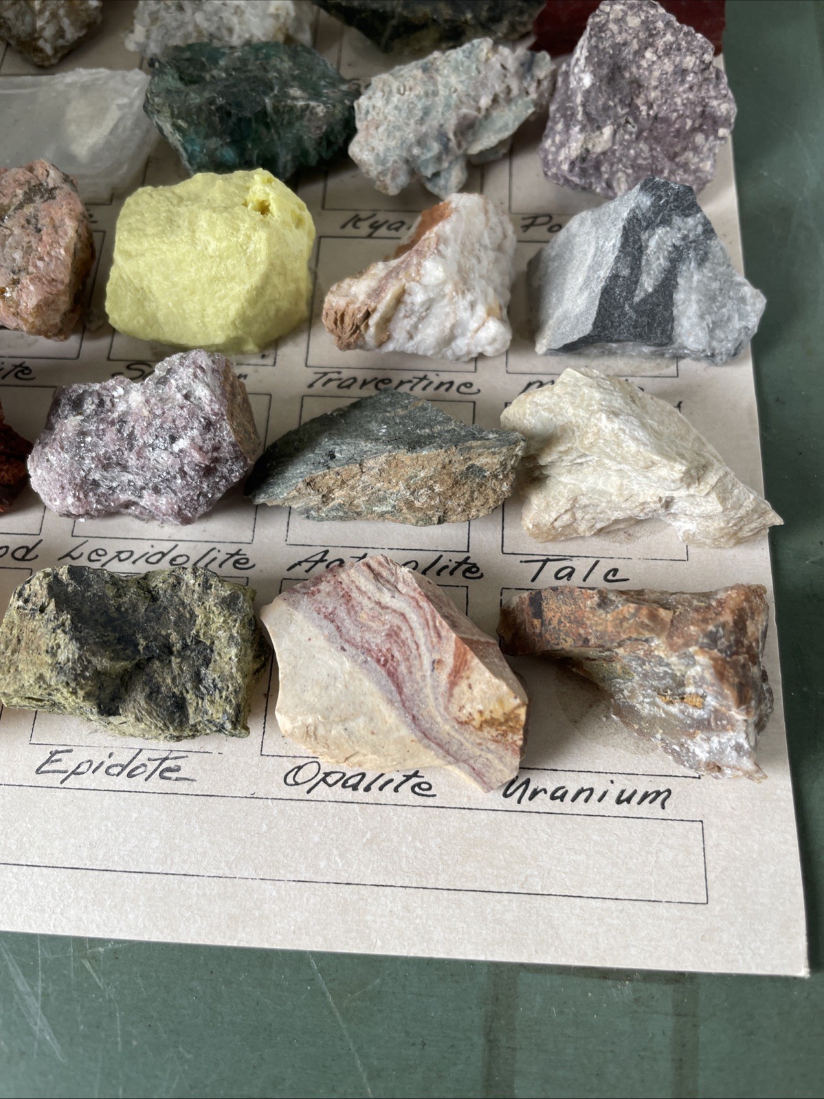 VTG Mineral Specimens from the Desert & Mines 35 Samples Humble Minerals No Box