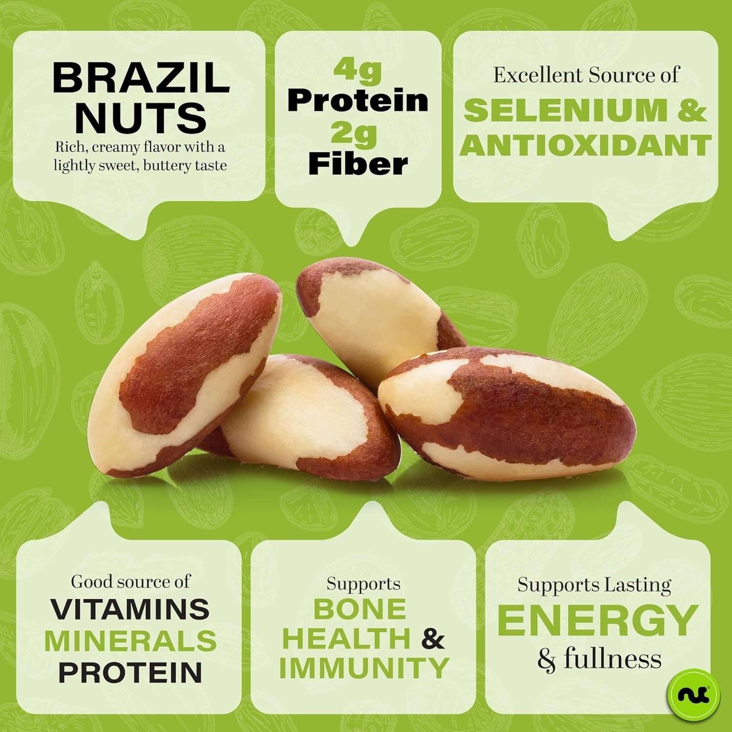 Kosher Raw Brazil Nuts – 8oz Resealable Bag for Freshness & Flavor