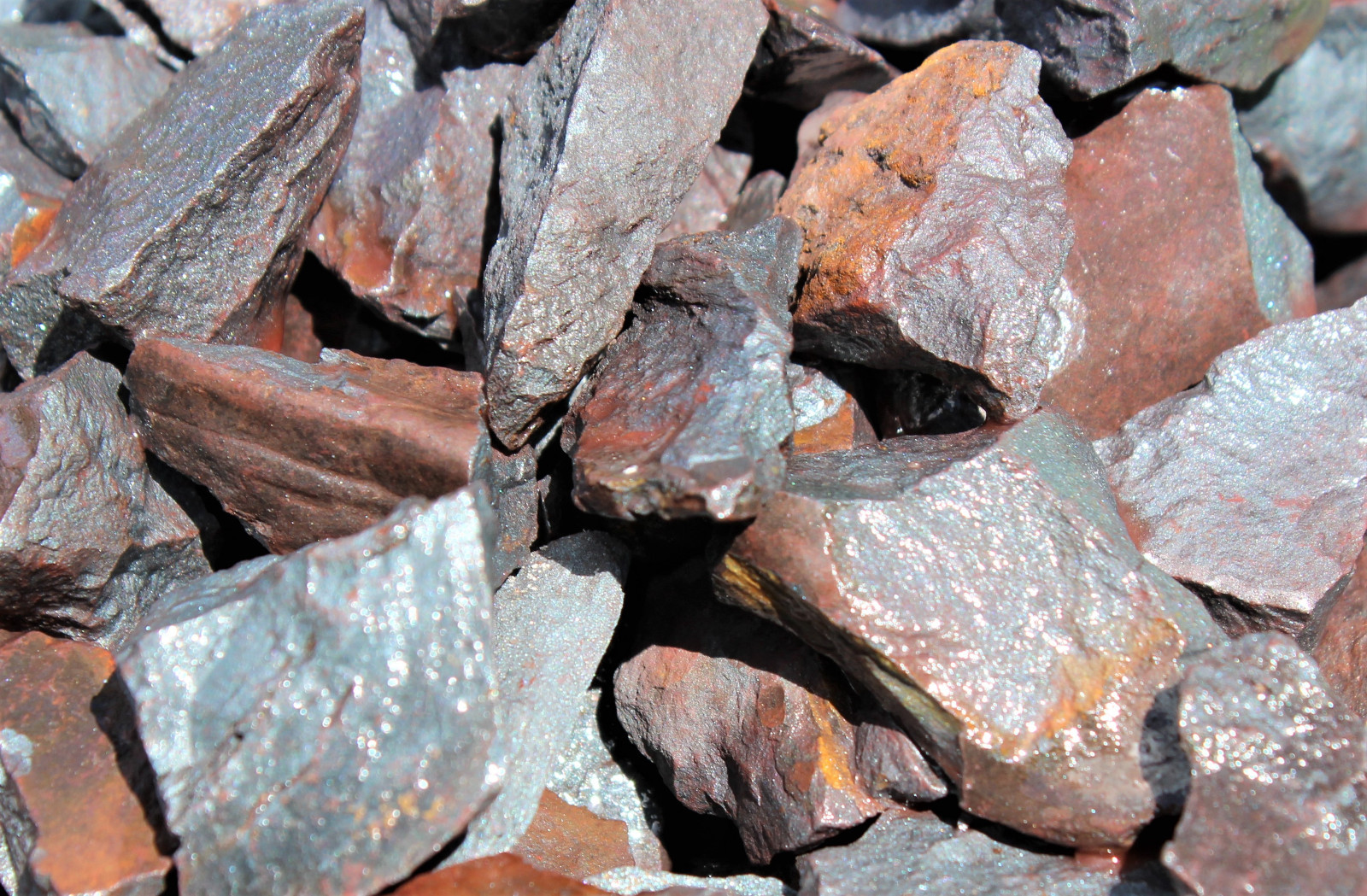 HUGE Bulk 5 lb Lot of Natural Rough Hematite (Raw Rocks Cabbing Crystals)