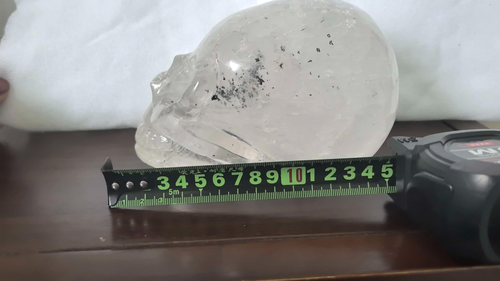 RARE Natural White Quartz Crystal Skull Carving 8cm9cm15cm Large Healing Metaphy