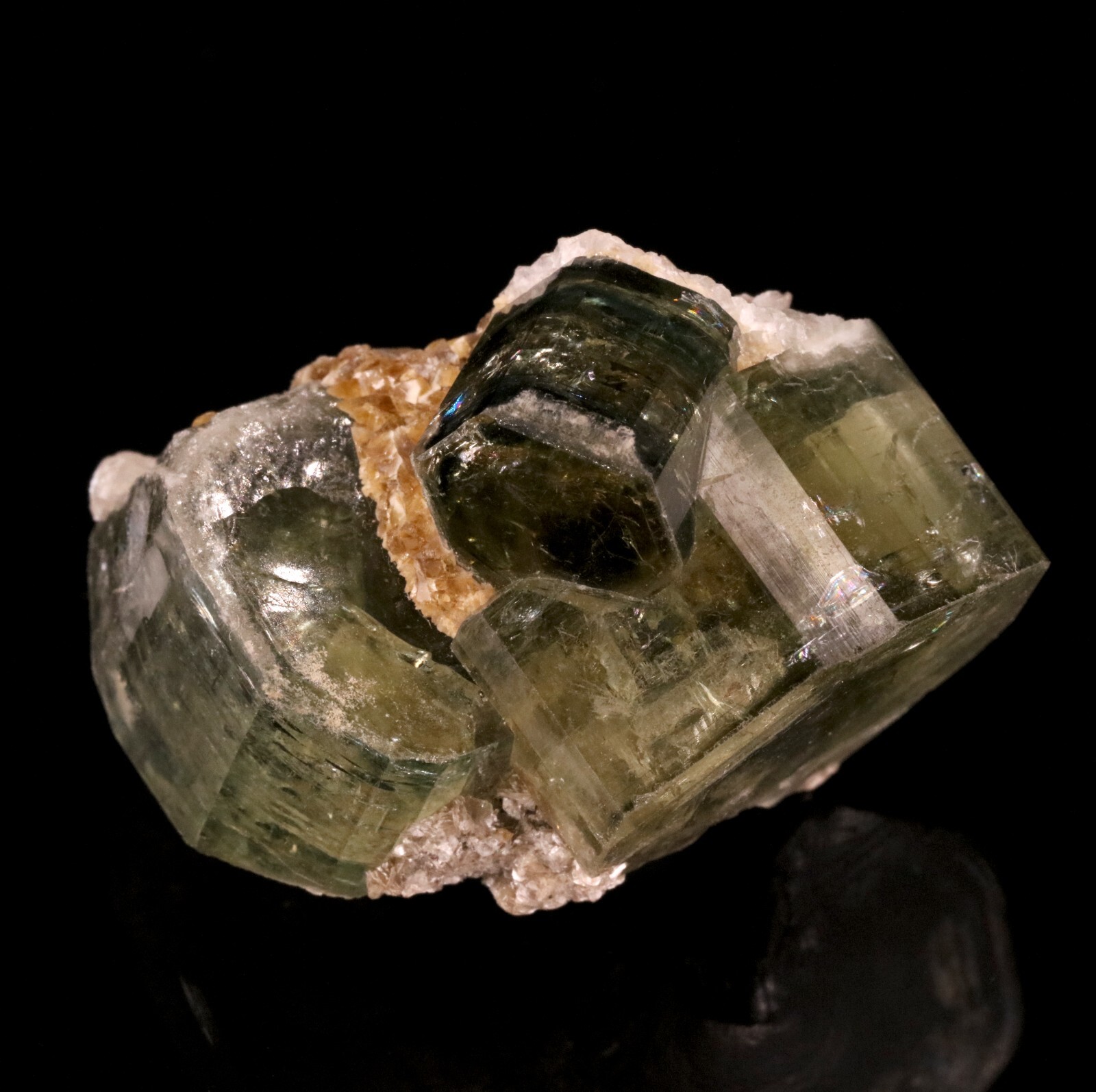 Lovely Zoned Fluorapatite Crystal Cluster – Panasqueira Mine, Portugal!