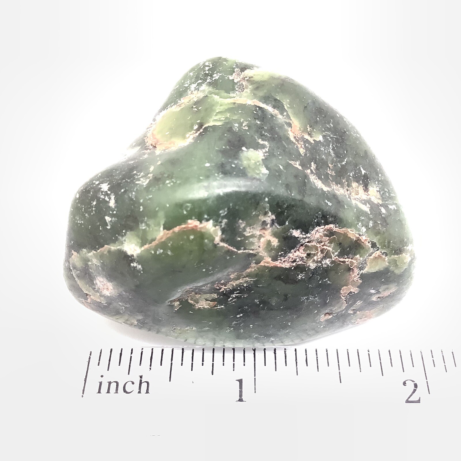 Wyoming Jade Pebble Whole Green Nephrite Jade Stone Desert Specimen WY #40