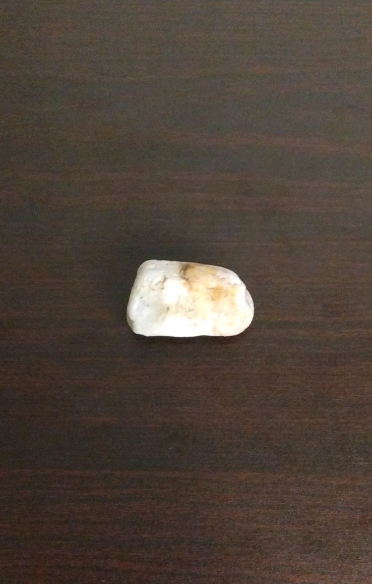 White and Brown Tan Mineral Specimen Stone Display Natural Collectible Rock